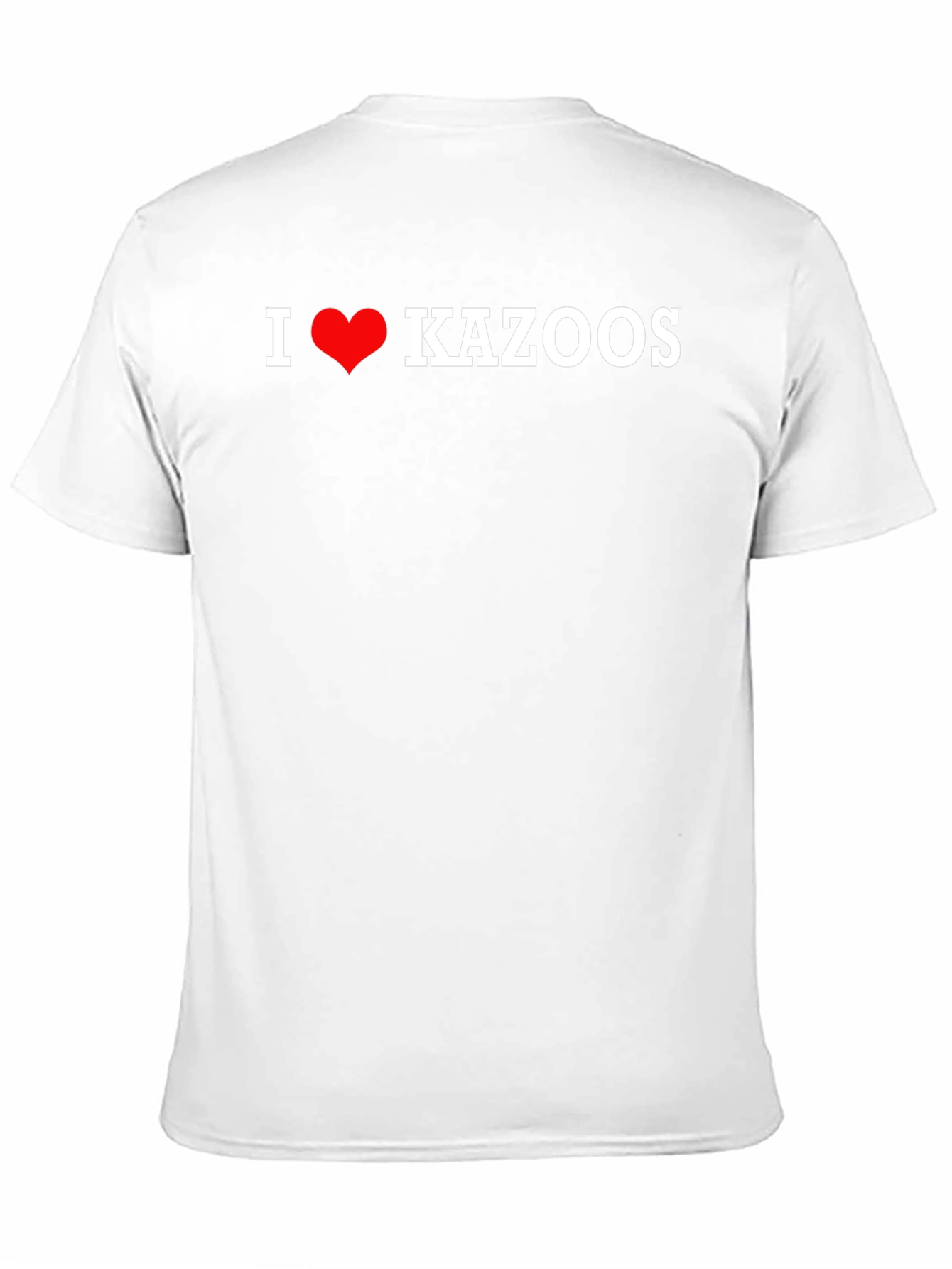 I Heart Kazoos T-Shirt - Novelty Music Lover Tee