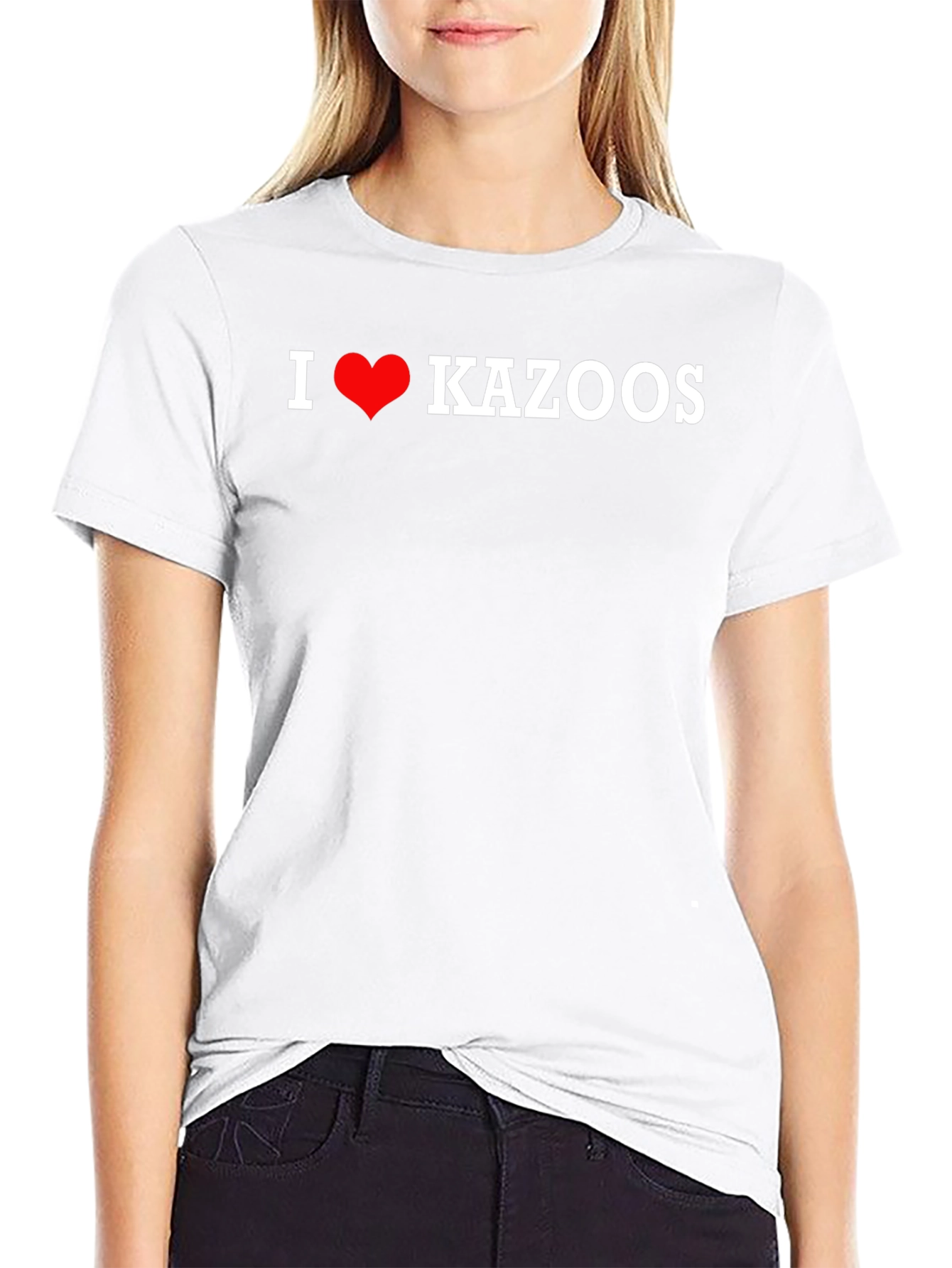 I Heart Kazoos T-Shirt - Novelty Music Lover Tee