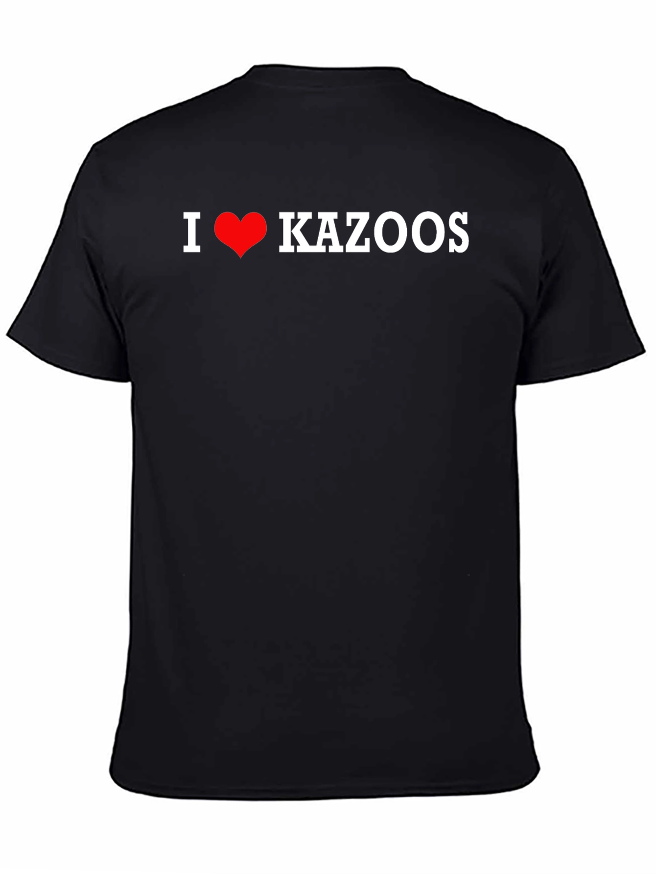 I Heart Kazoos T-Shirt - Novelty Music Lover Tee