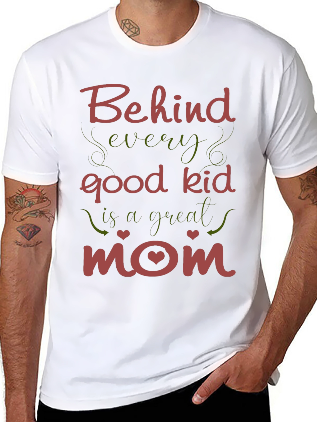 Behind Every Good Kid - Mom T-Shirt