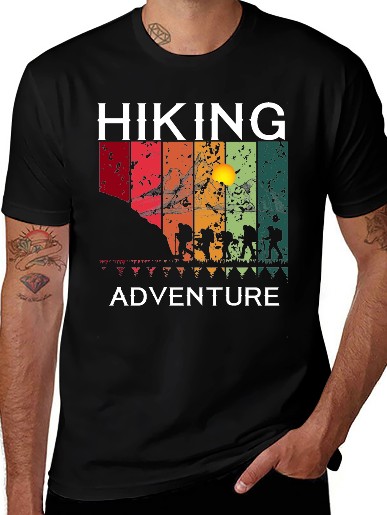 Hiking Adventure Graphic T-Shirt