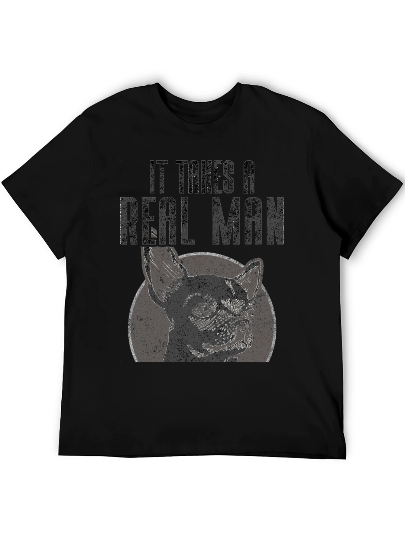 Real Man French Bulldog Graphic Tee