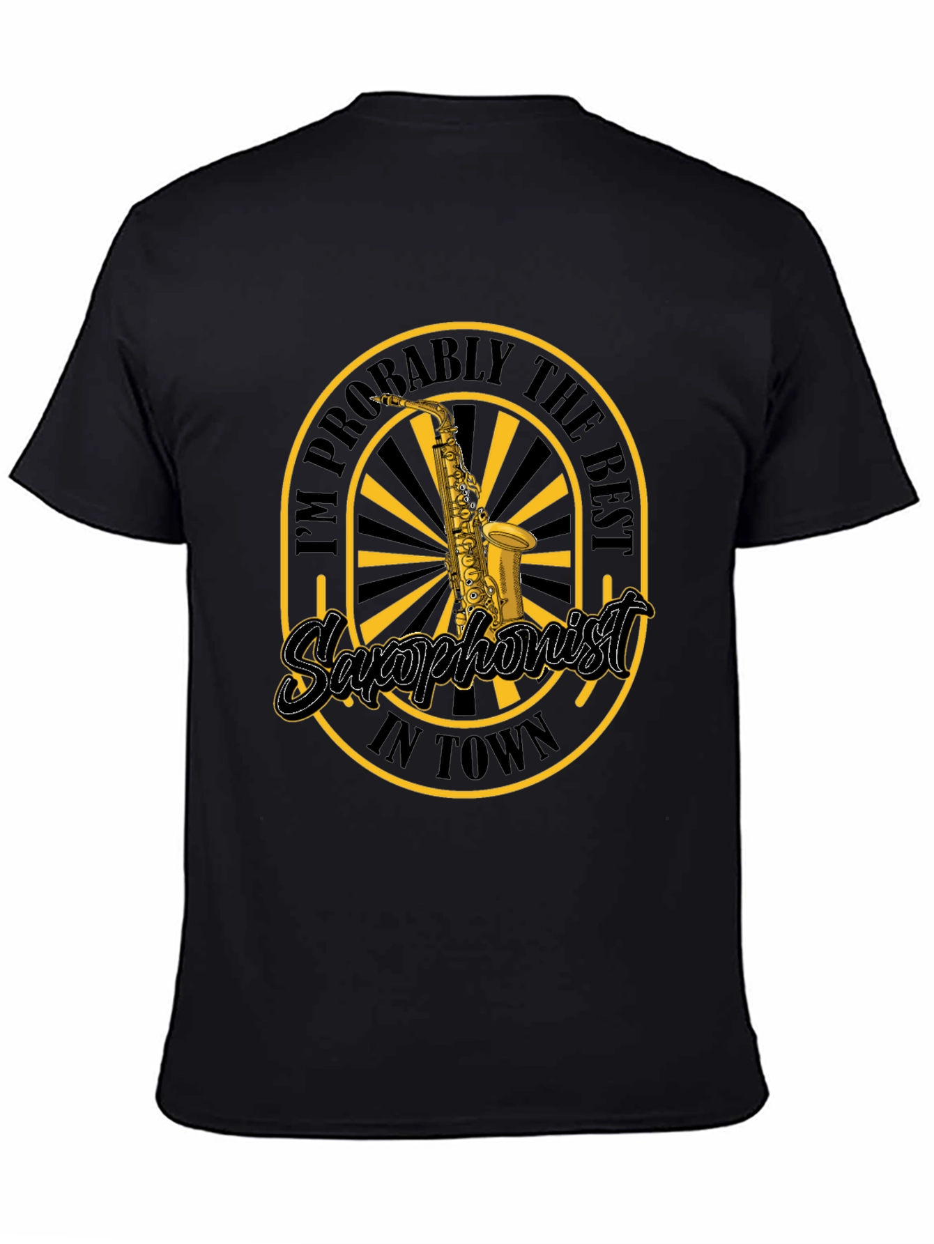 Saxophonist Graphic Tee - Black Music Lover T-Shirt