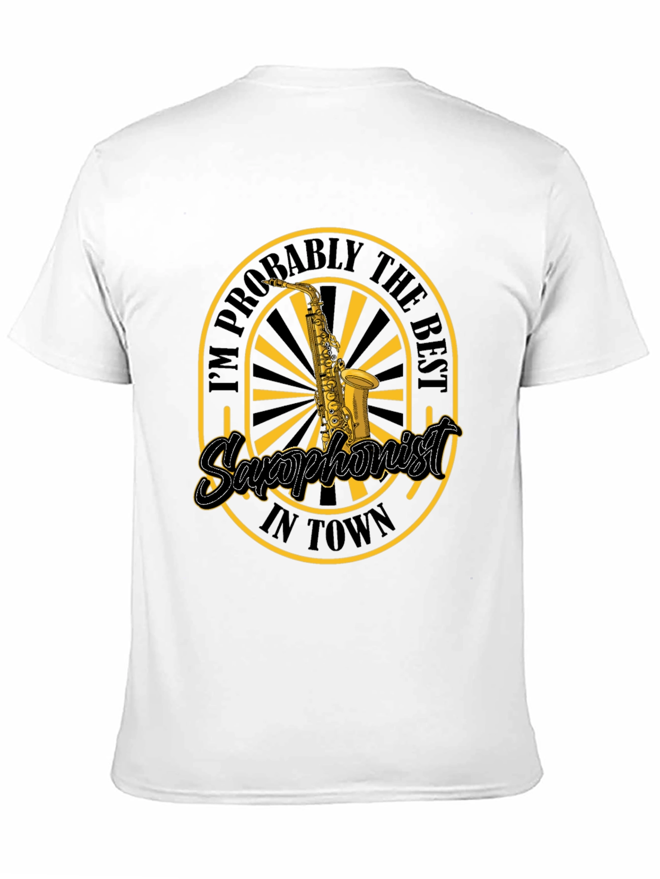 Saxophonist Graphic Tee - Black Music Lover T-Shirt