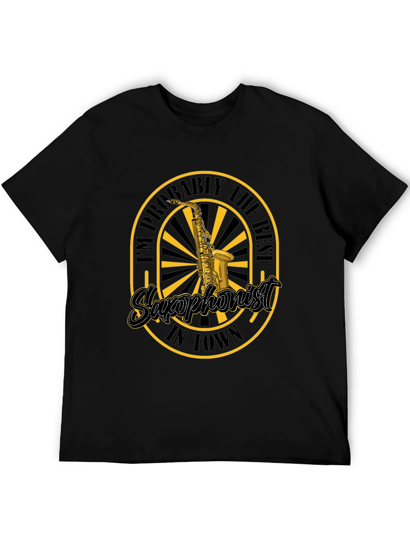 Saxophonist Graphic Tee - Black Music Lover T-Shirt