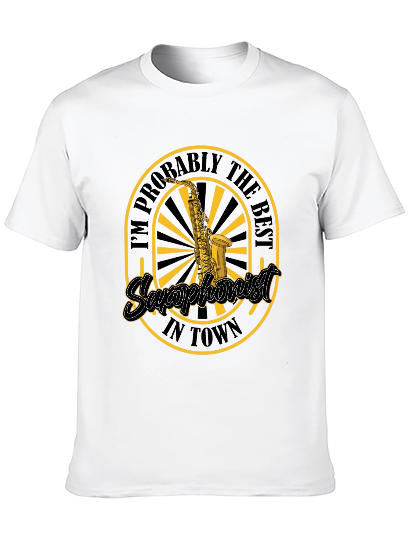 Saxophonist Graphic Tee - Black Music Lover T-Shirt