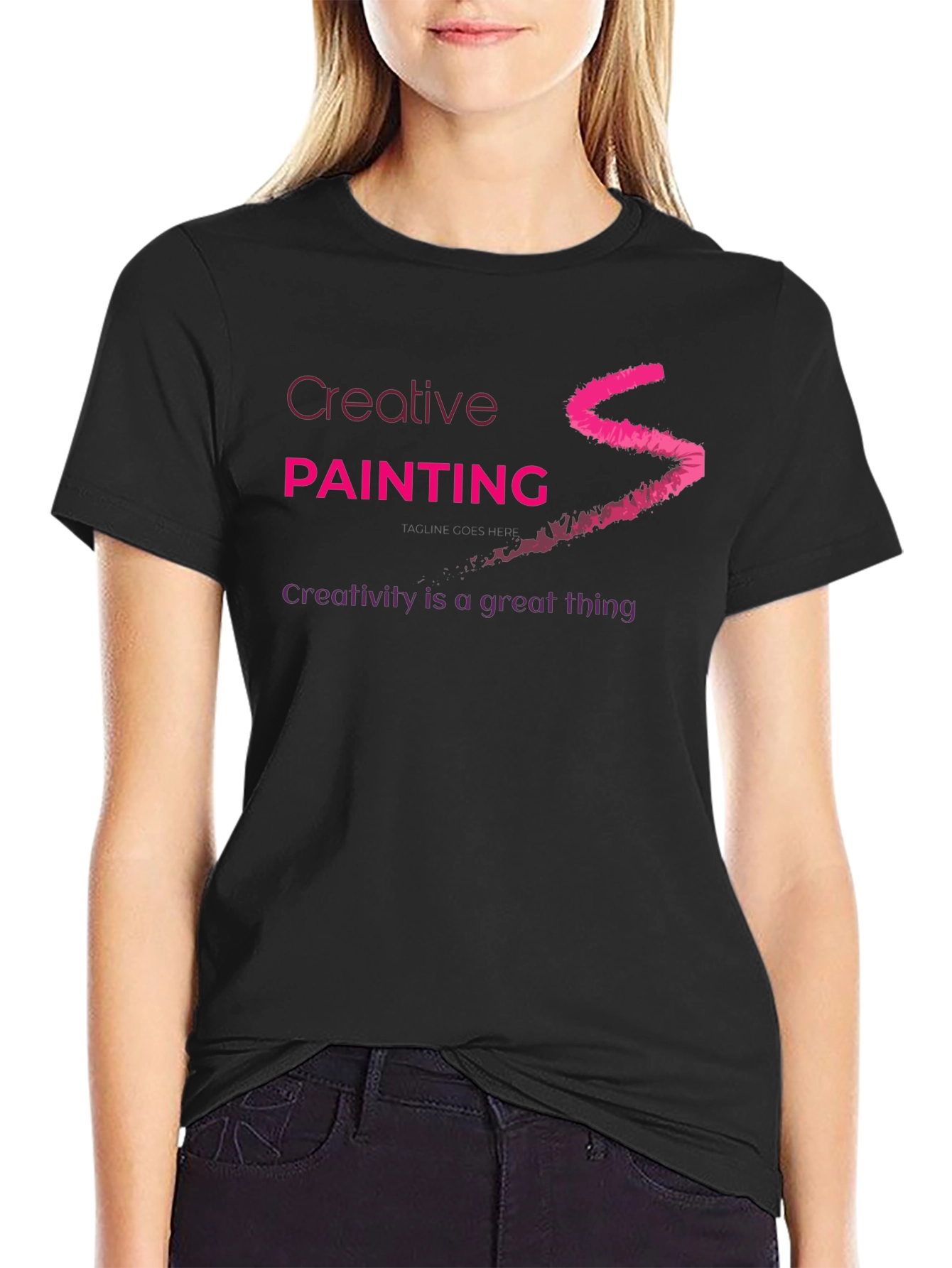 Creative Painting T-Shirt - Creativity is a Great Thing