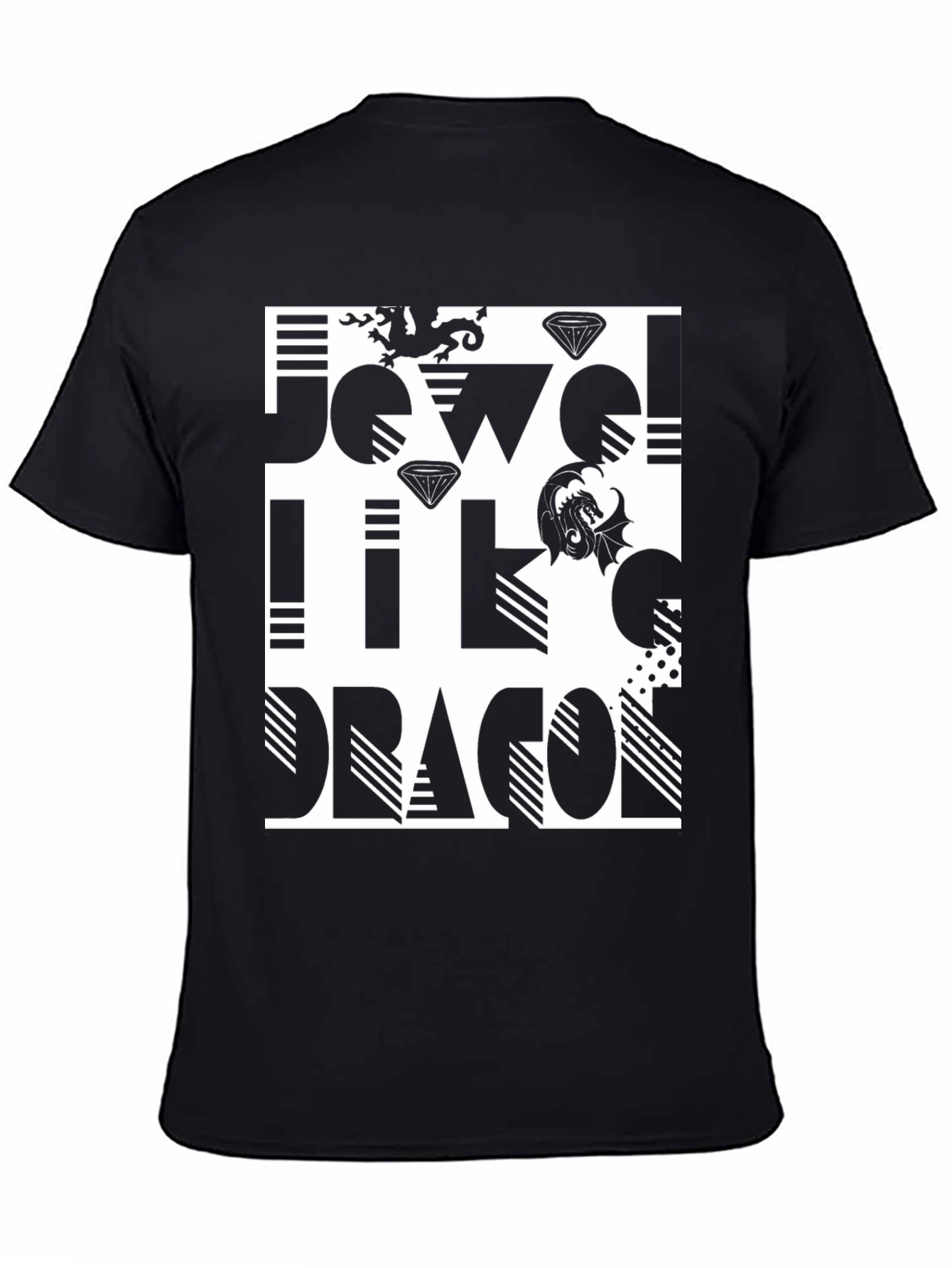 Jewel Like Dragon Graphic T-Shirt