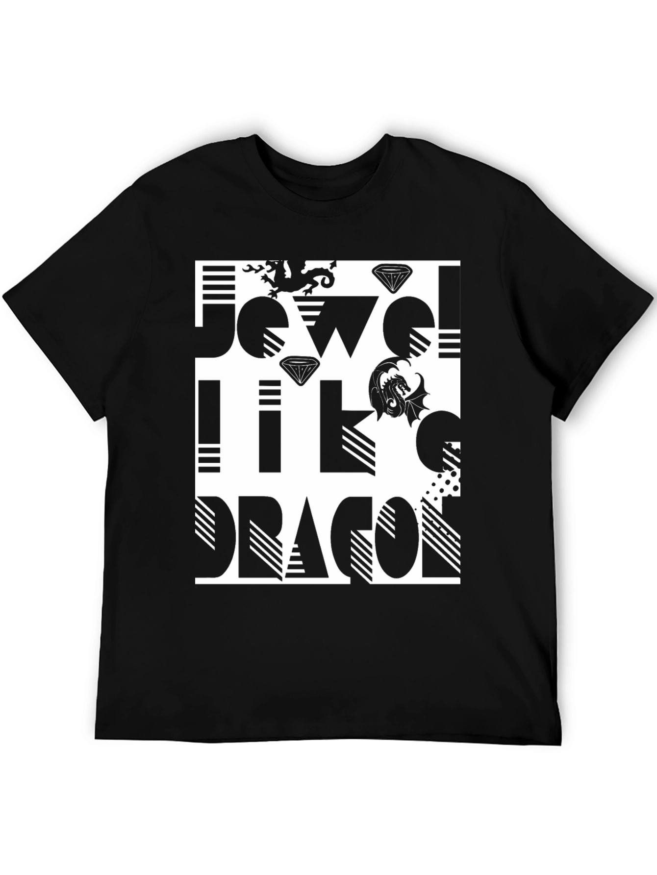 Jewel Like Dragon Graphic T-Shirt