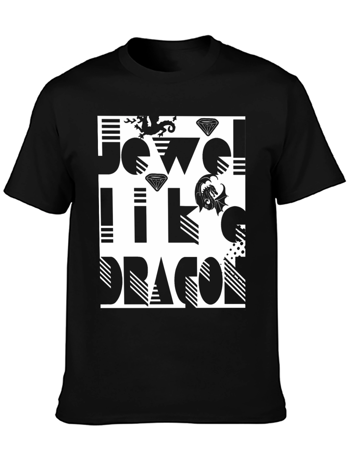Jewel Like Dragon Graphic T-Shirt