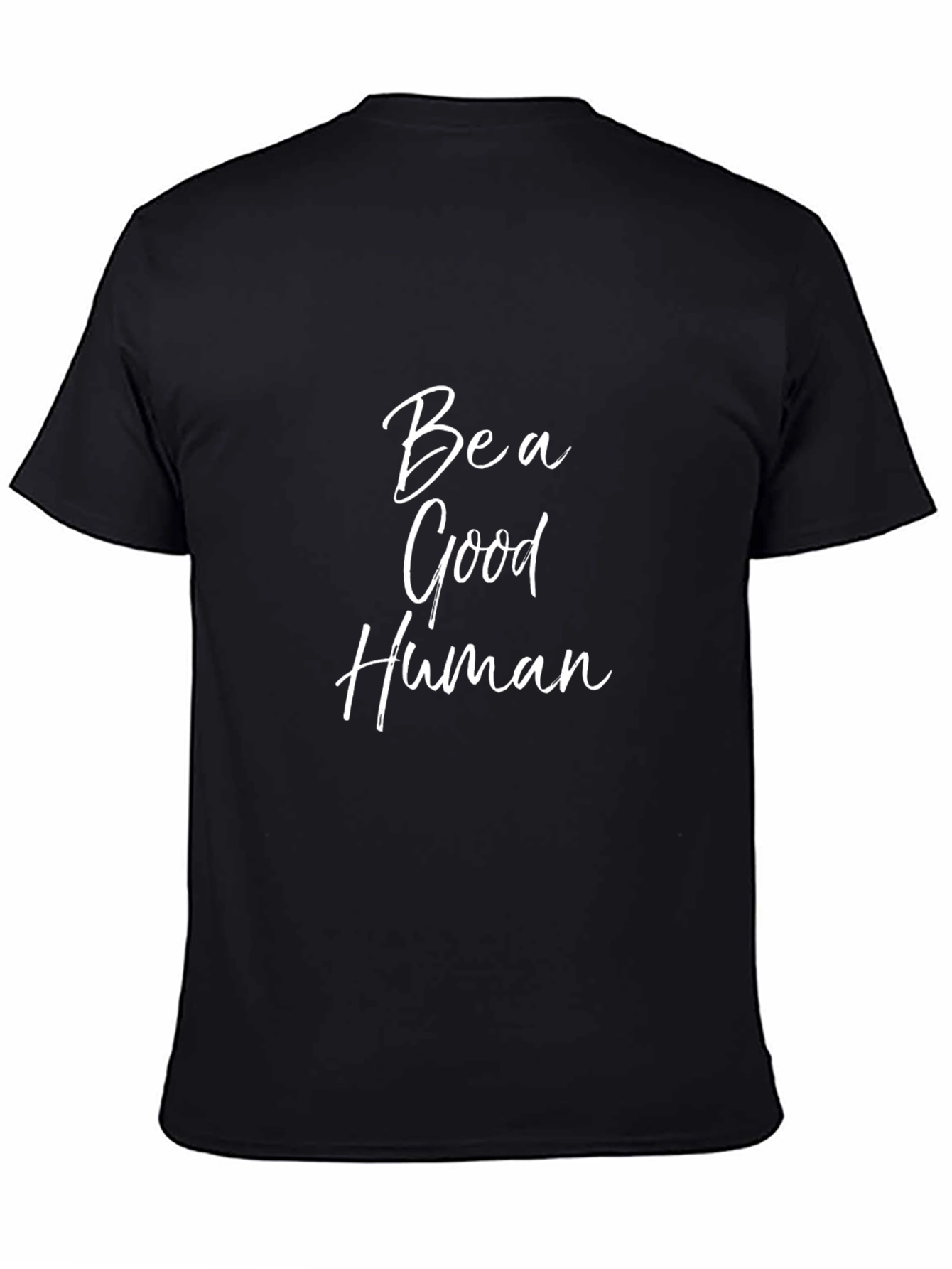 Be A Good Human Graphic Tee - Black