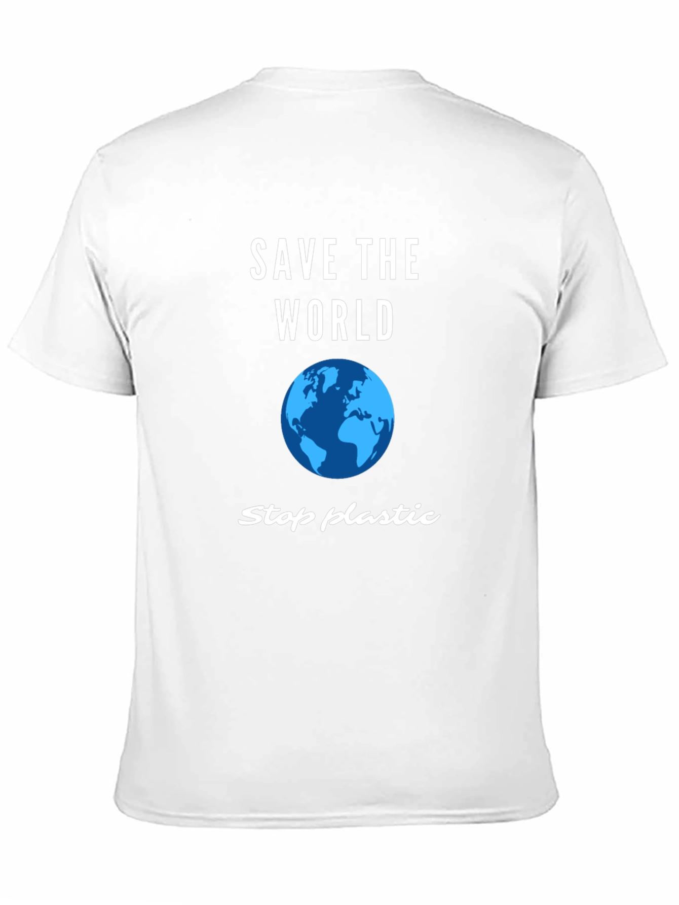 Save the World T-Shirt - Stop Plastic Pollution