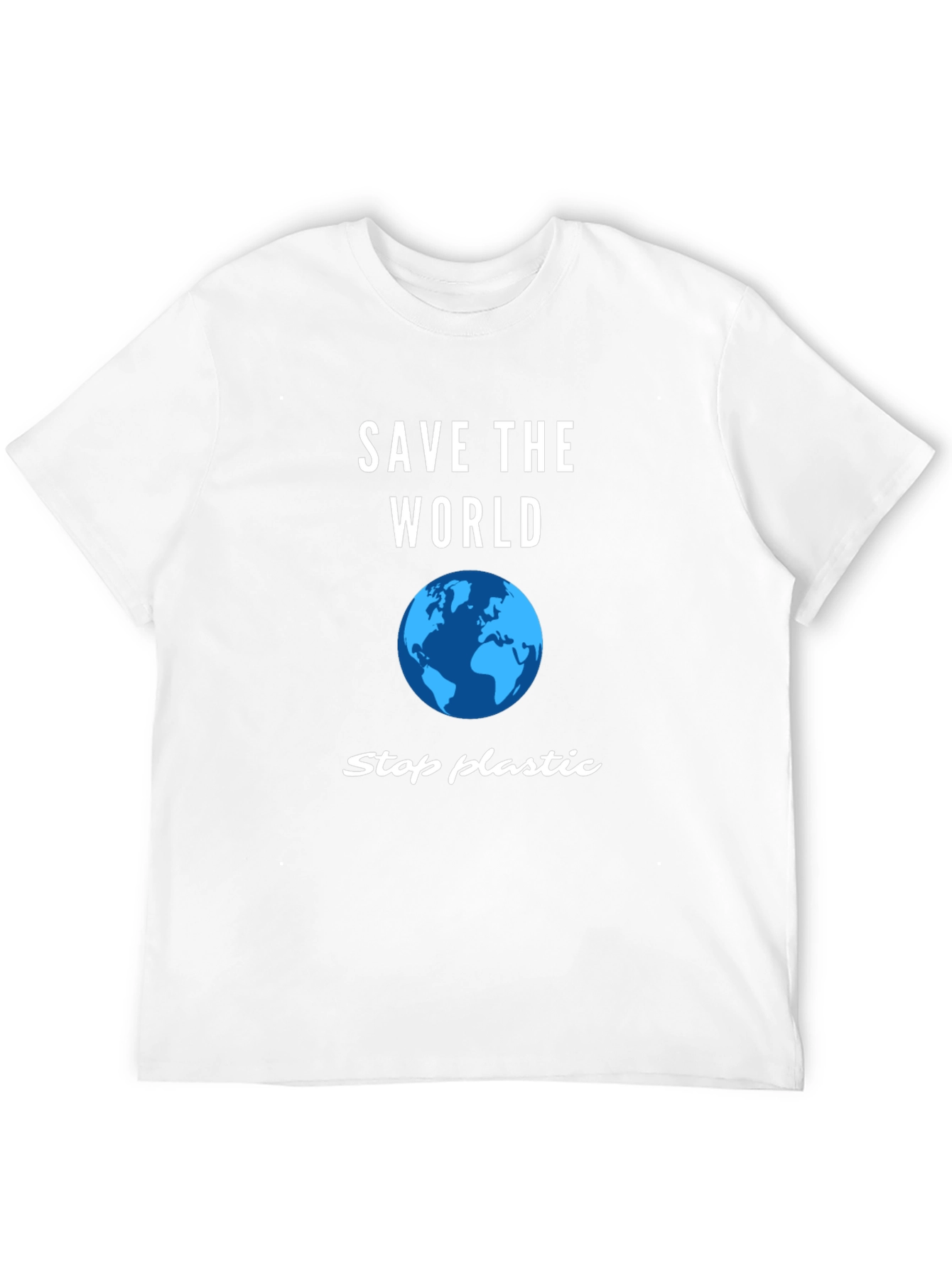 Save the World T-Shirt - Stop Plastic Pollution