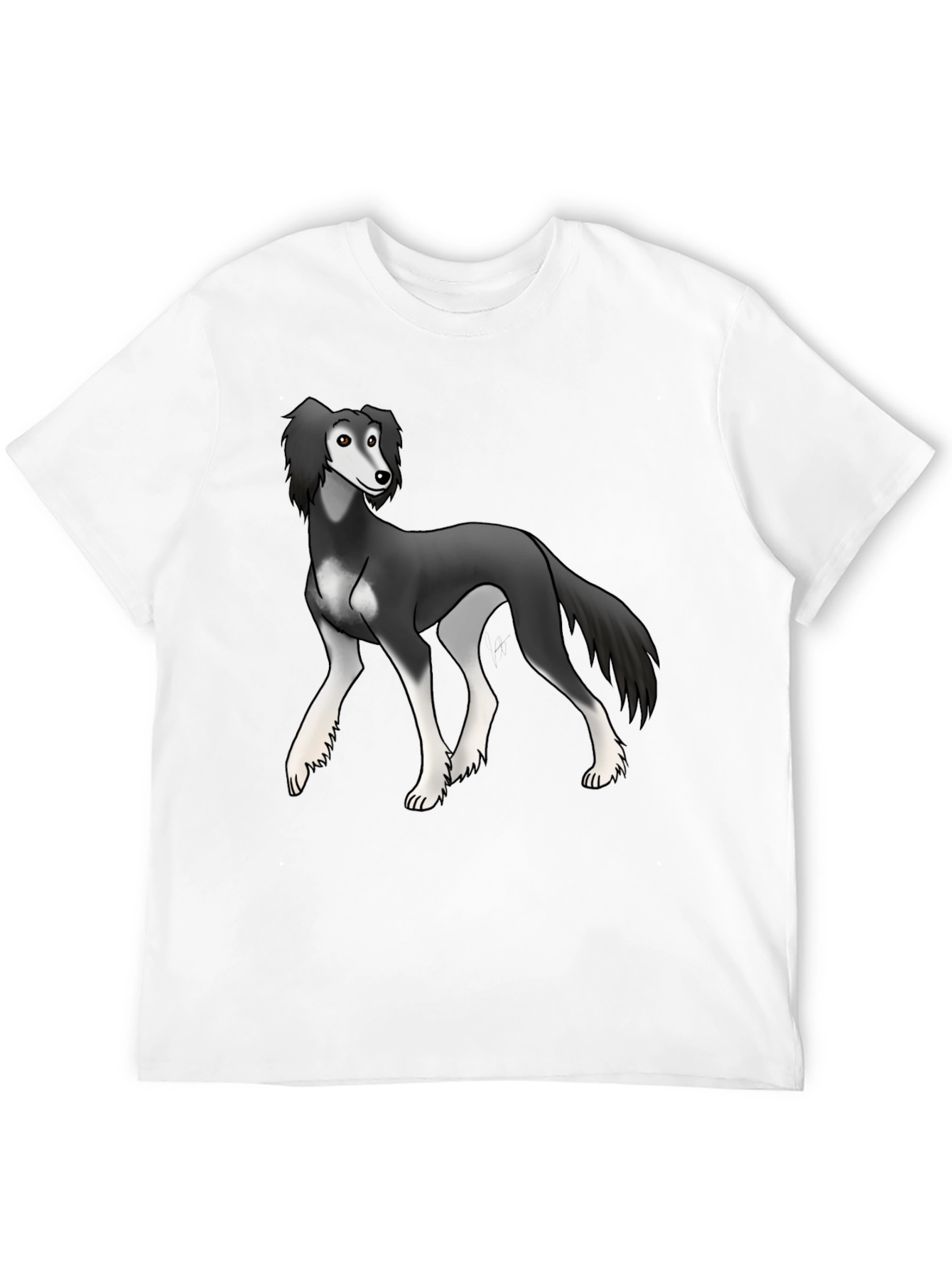 Dog Graphic Tee - Stylish Black Unisex T-Shirt