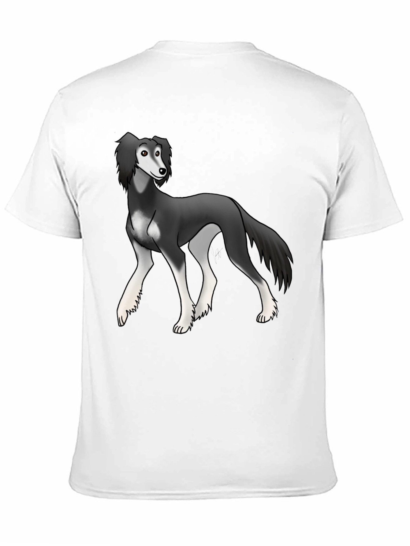Dog Graphic Tee - Stylish Black Unisex T-Shirt