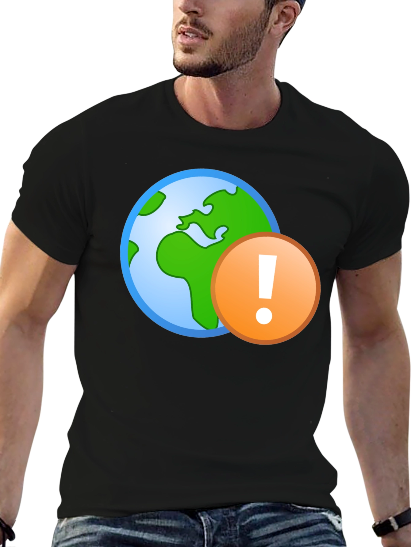 Earth Error T-Shirt - Planet Warning Graphic Tee