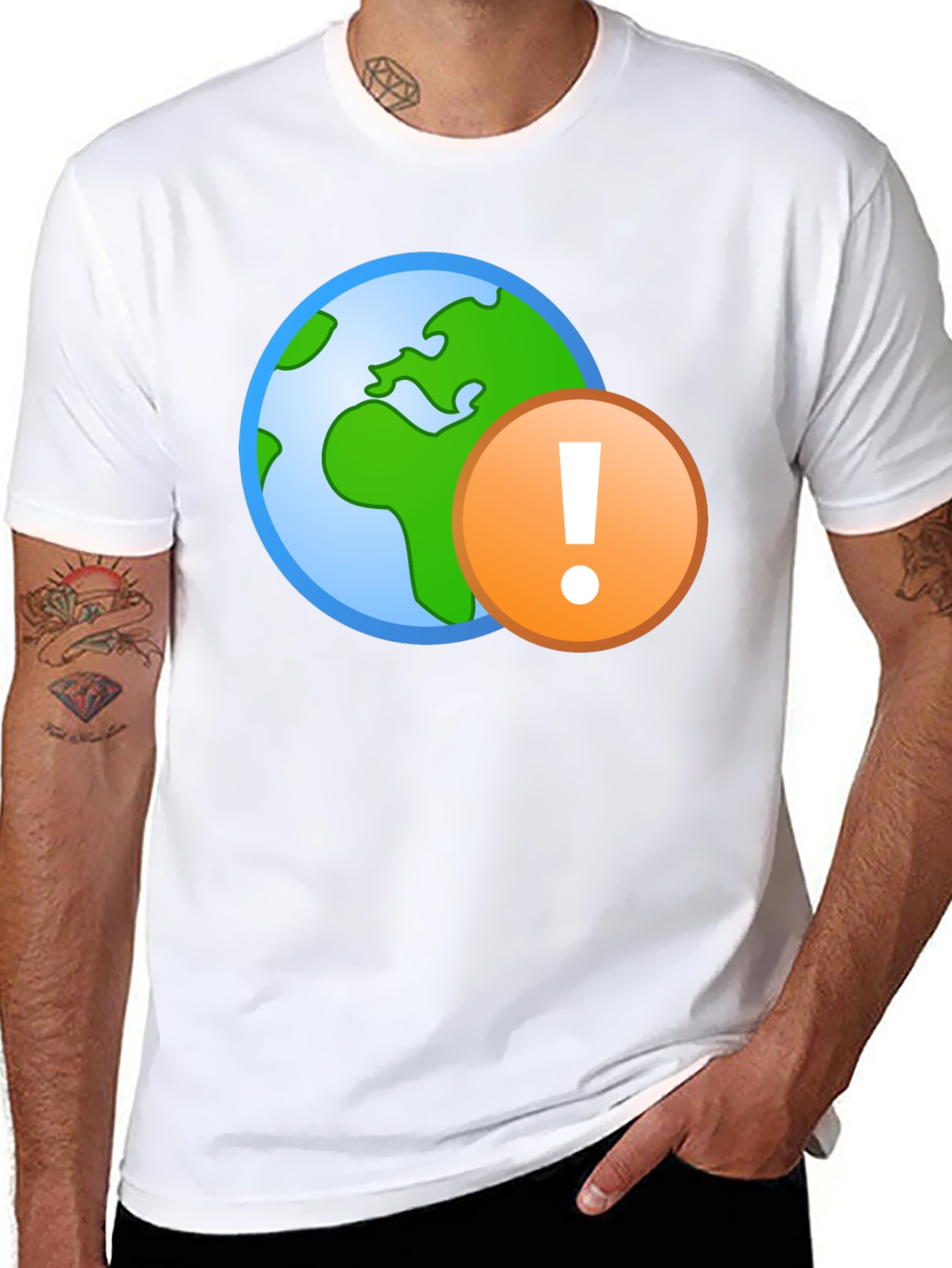 Earth Error T-Shirt - Planet Warning Graphic Tee