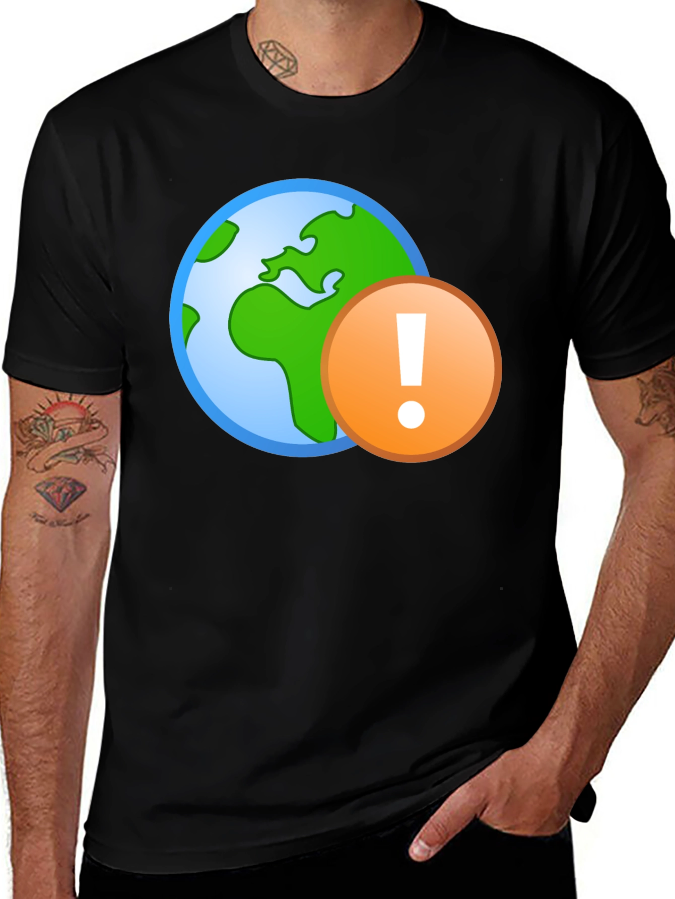 Earth Error T-Shirt - Planet Warning Graphic Tee