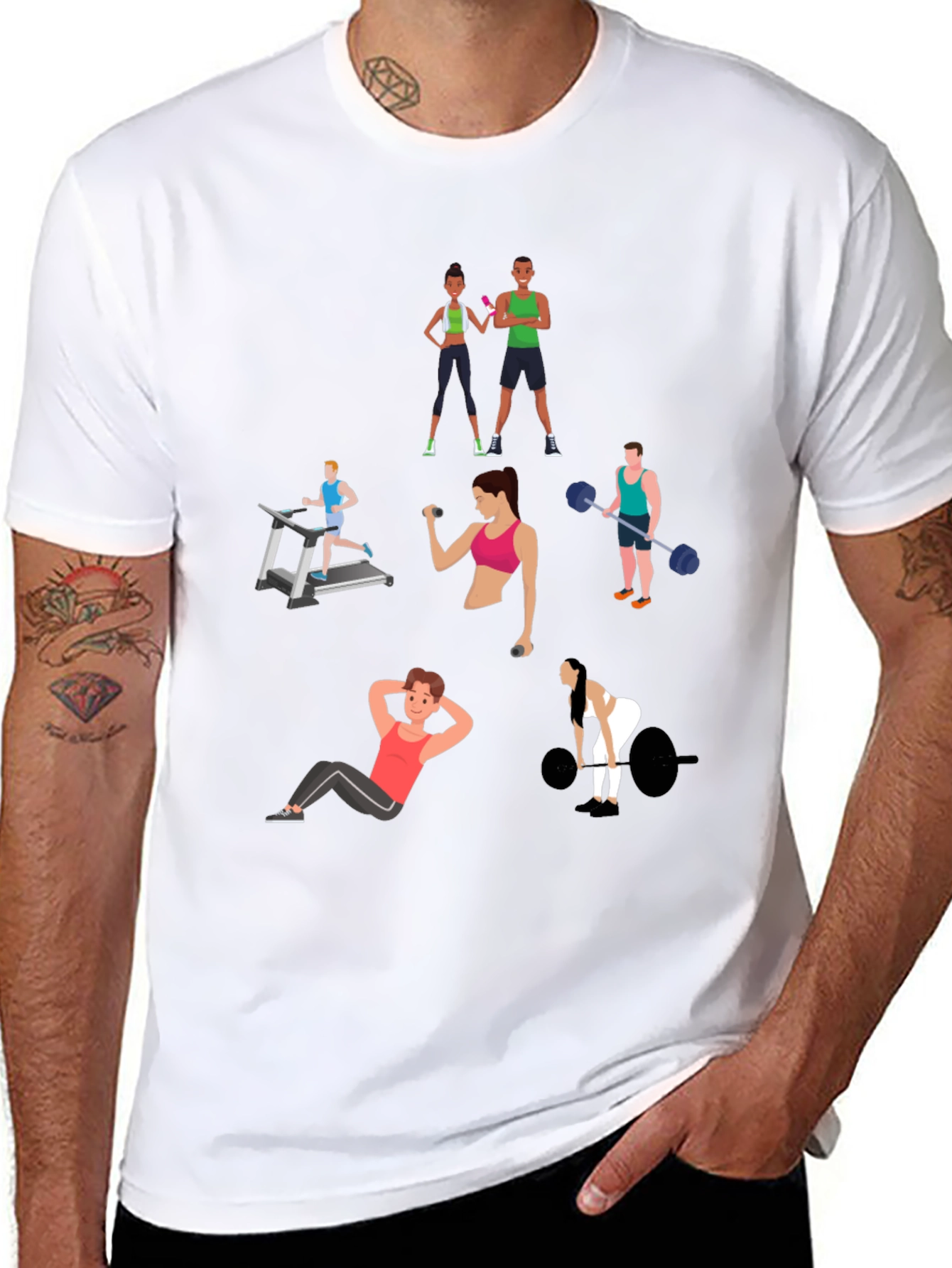 Workout Graphic T-Shirt