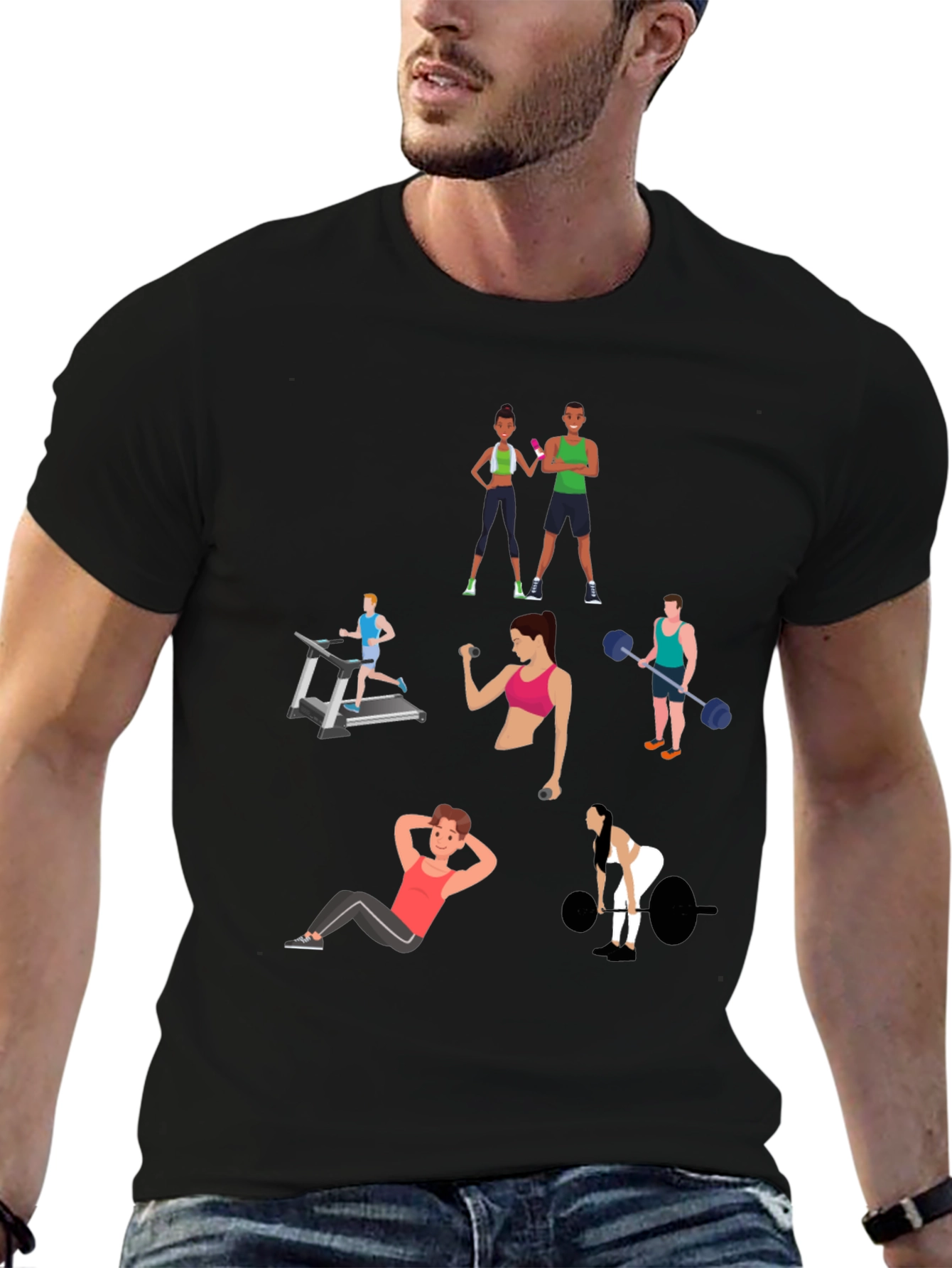Workout Graphic T-Shirt
