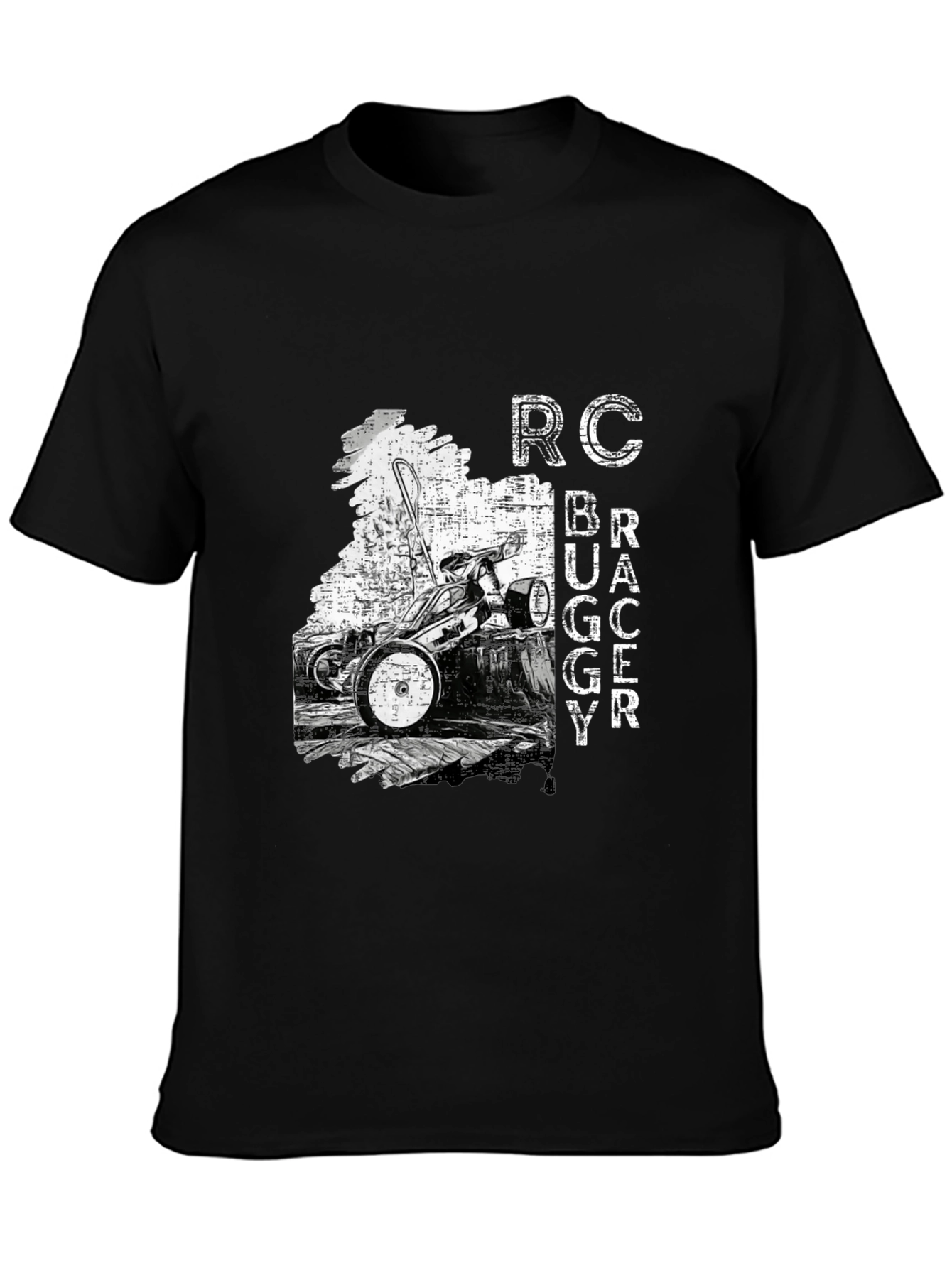 RC Buggy Racer Graphic T-Shirt - Black