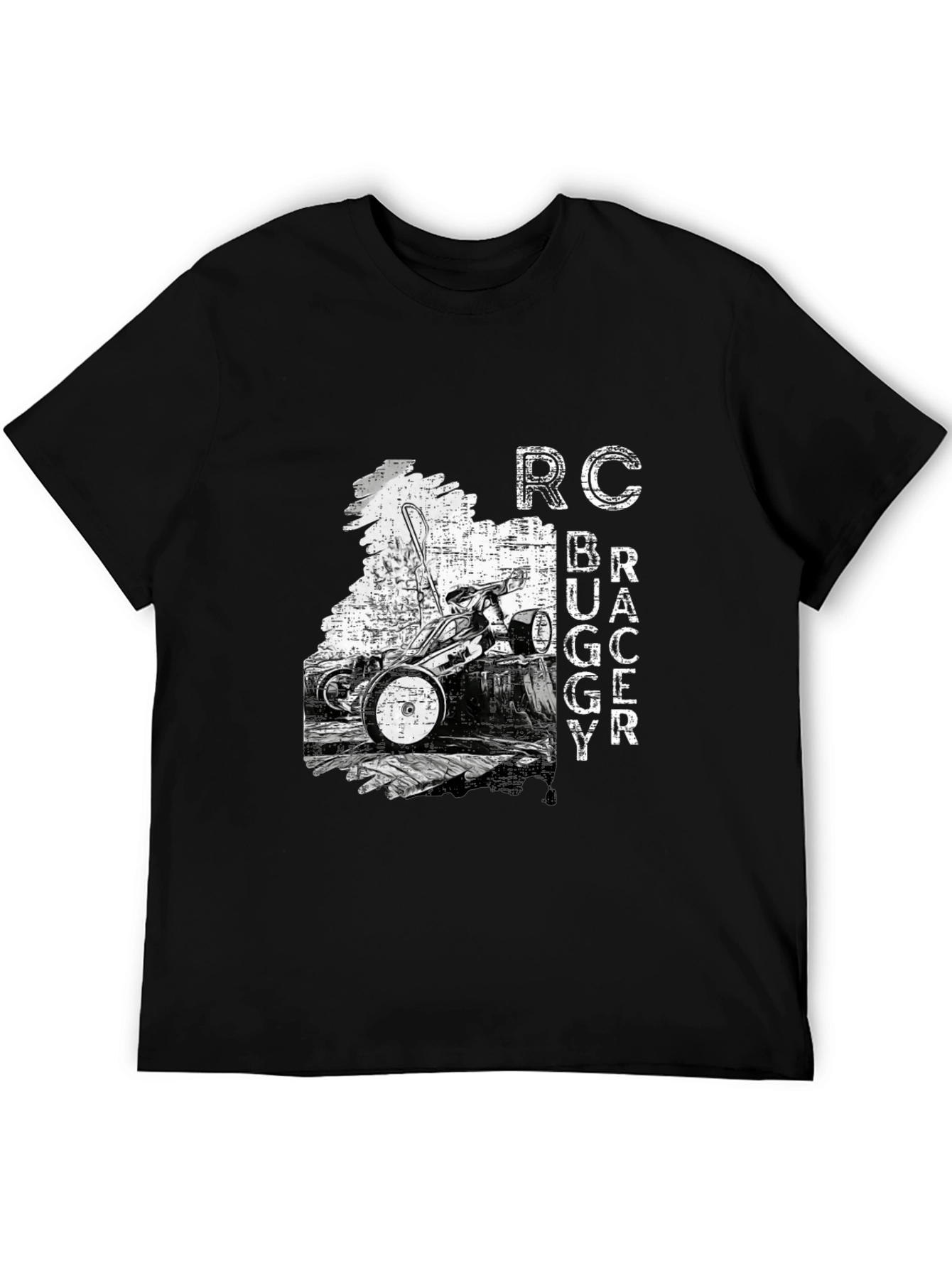 RC Buggy Racer Graphic T-Shirt - Black