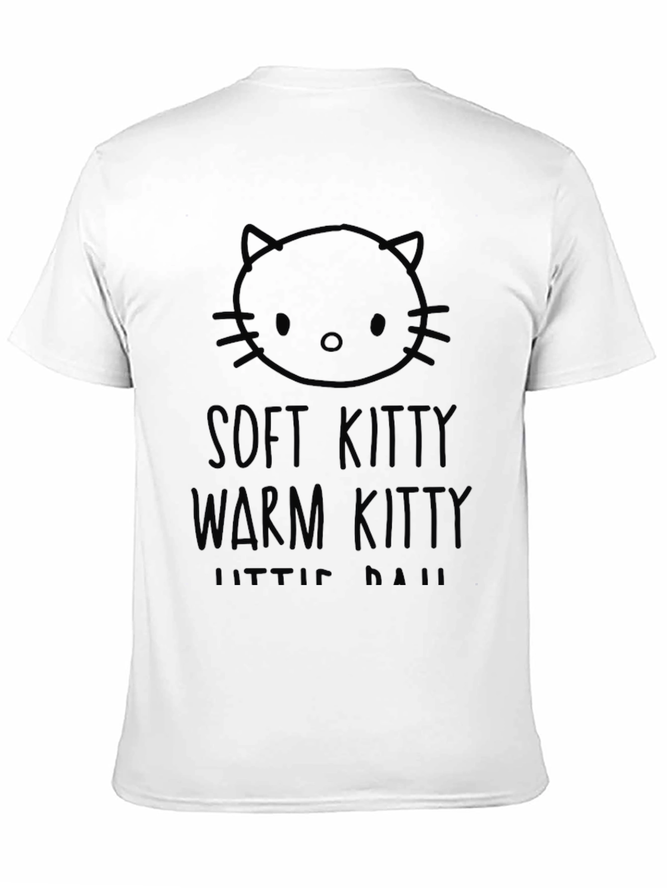 Soft Kitty Warm Kitty Black T-Shirt