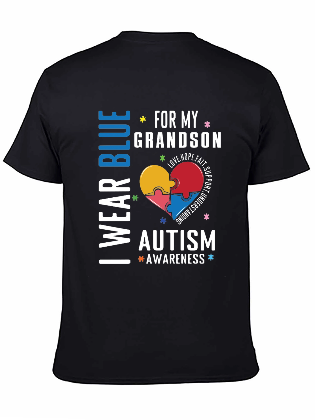 Autism Awareness Grandson T-Shirt