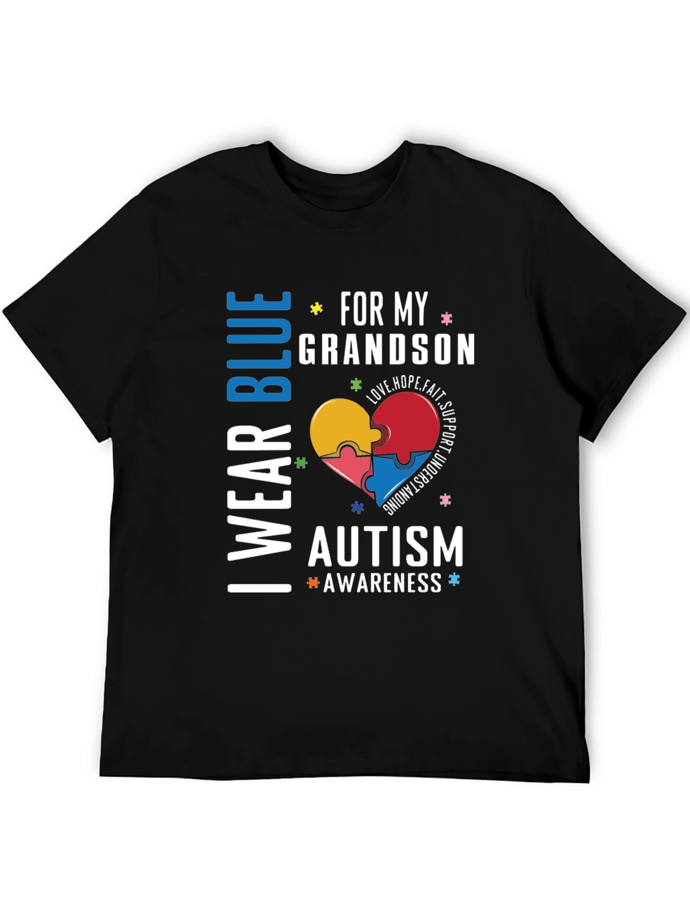 Autism Awareness Grandson T-Shirt