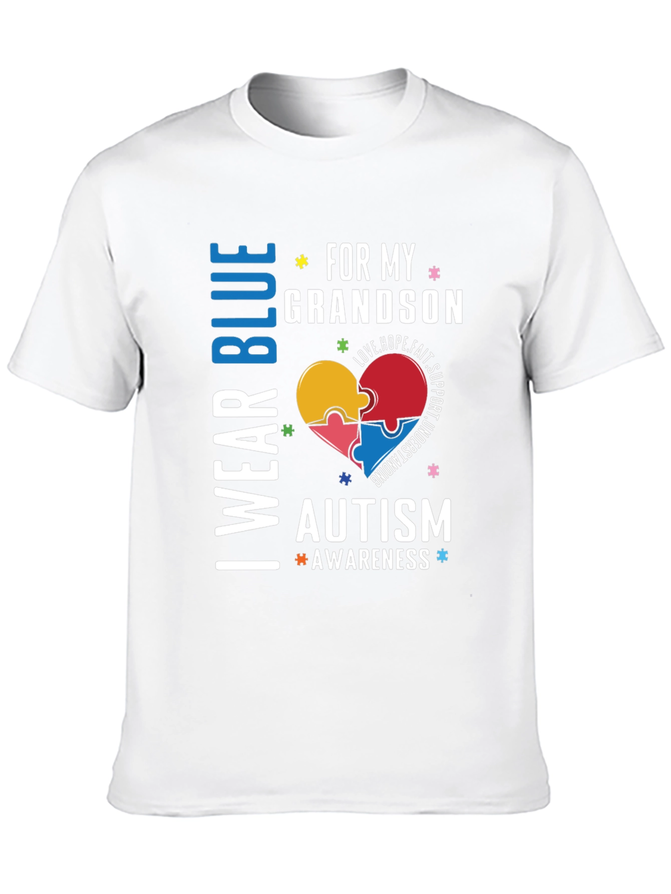 Autism Awareness Grandson T-Shirt