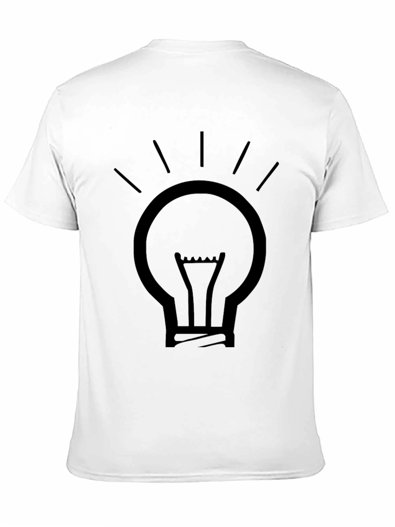 Black Light Bulb Graphic Tee