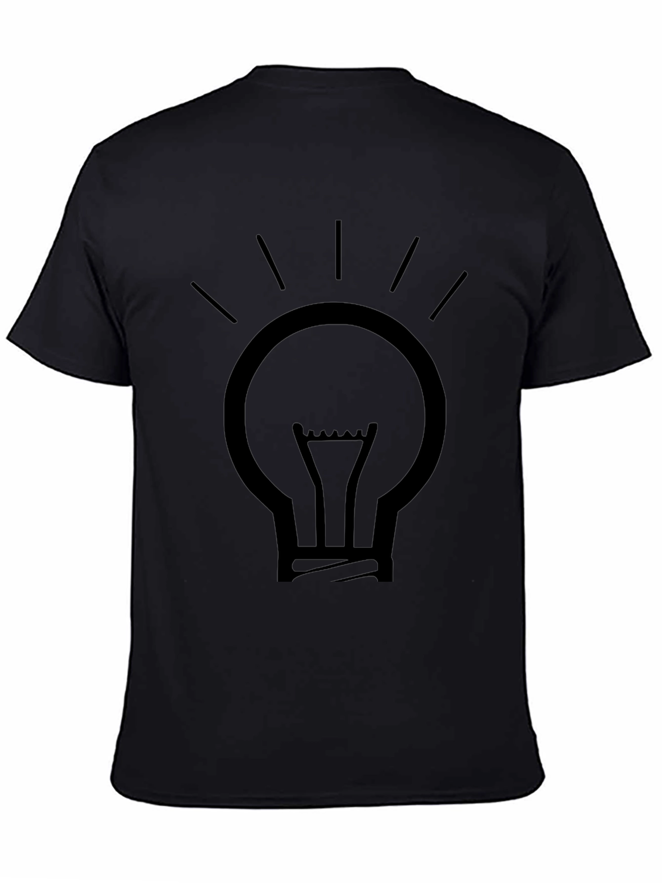 Black Light Bulb Graphic Tee