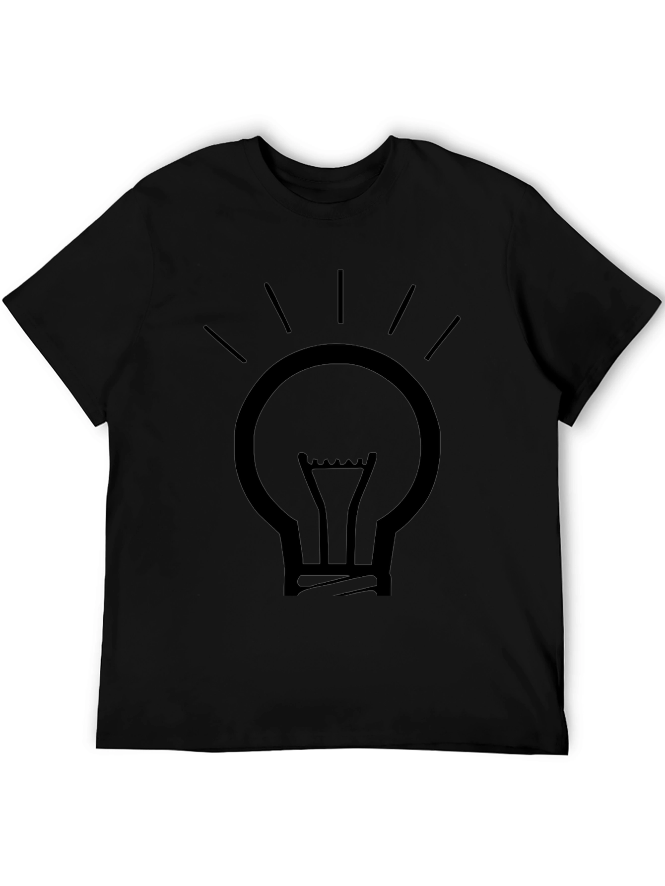 Black Light Bulb Graphic Tee