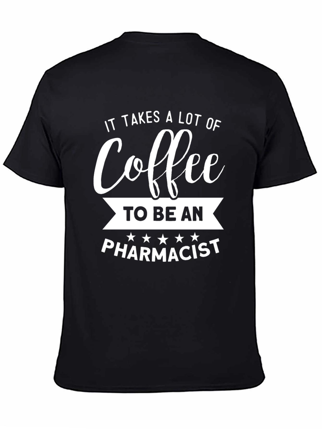 Coffee Pharmacist T-Shirt - Black Funny