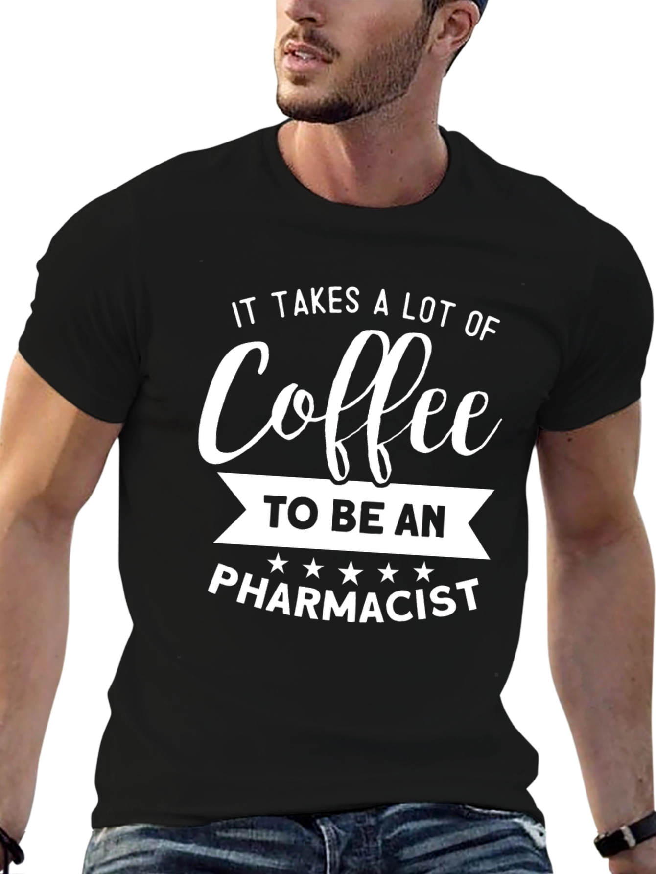 Coffee Pharmacist T-Shirt - Black Funny