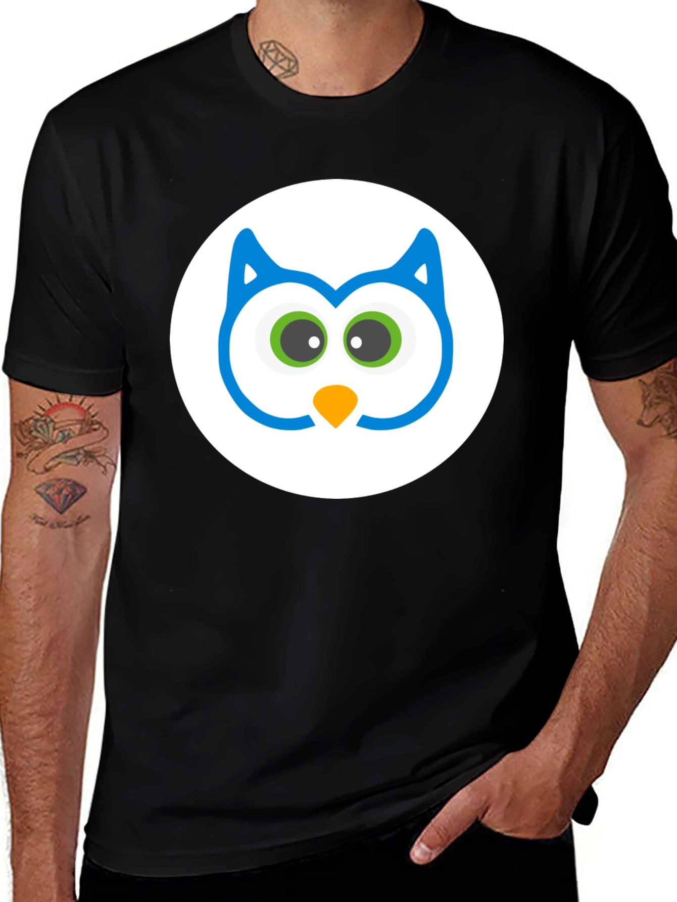 Owl Graphic T-Shirt - Cool Casual and Comfortable