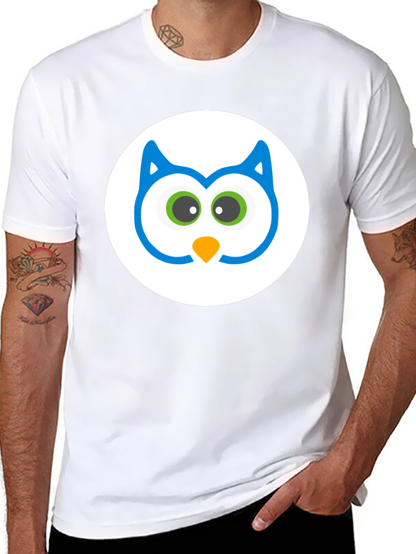 Owl Graphic T-Shirt - Cool Casual and Comfortable
