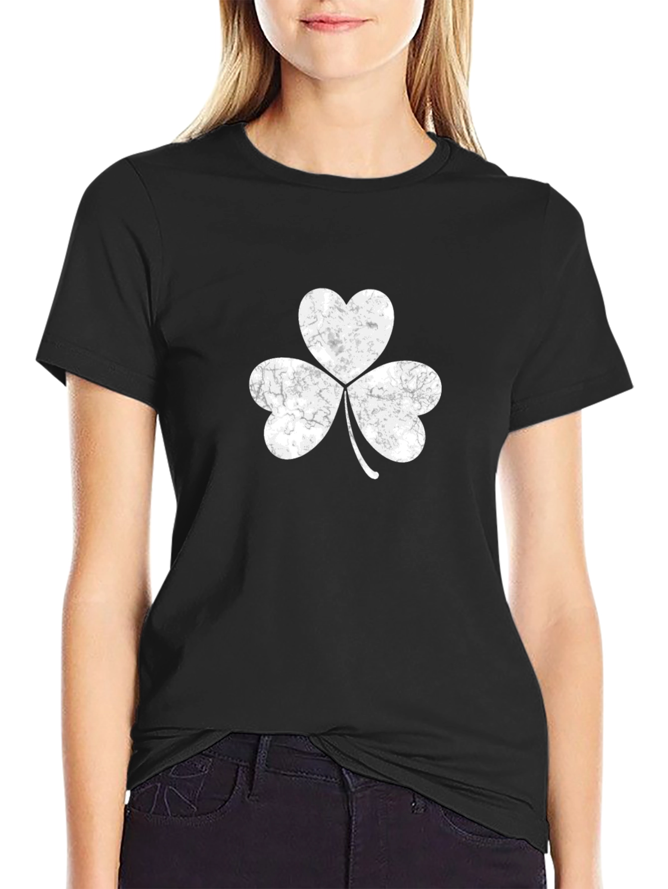 Shamrock T-Shirt - Irish Pride Black Tee