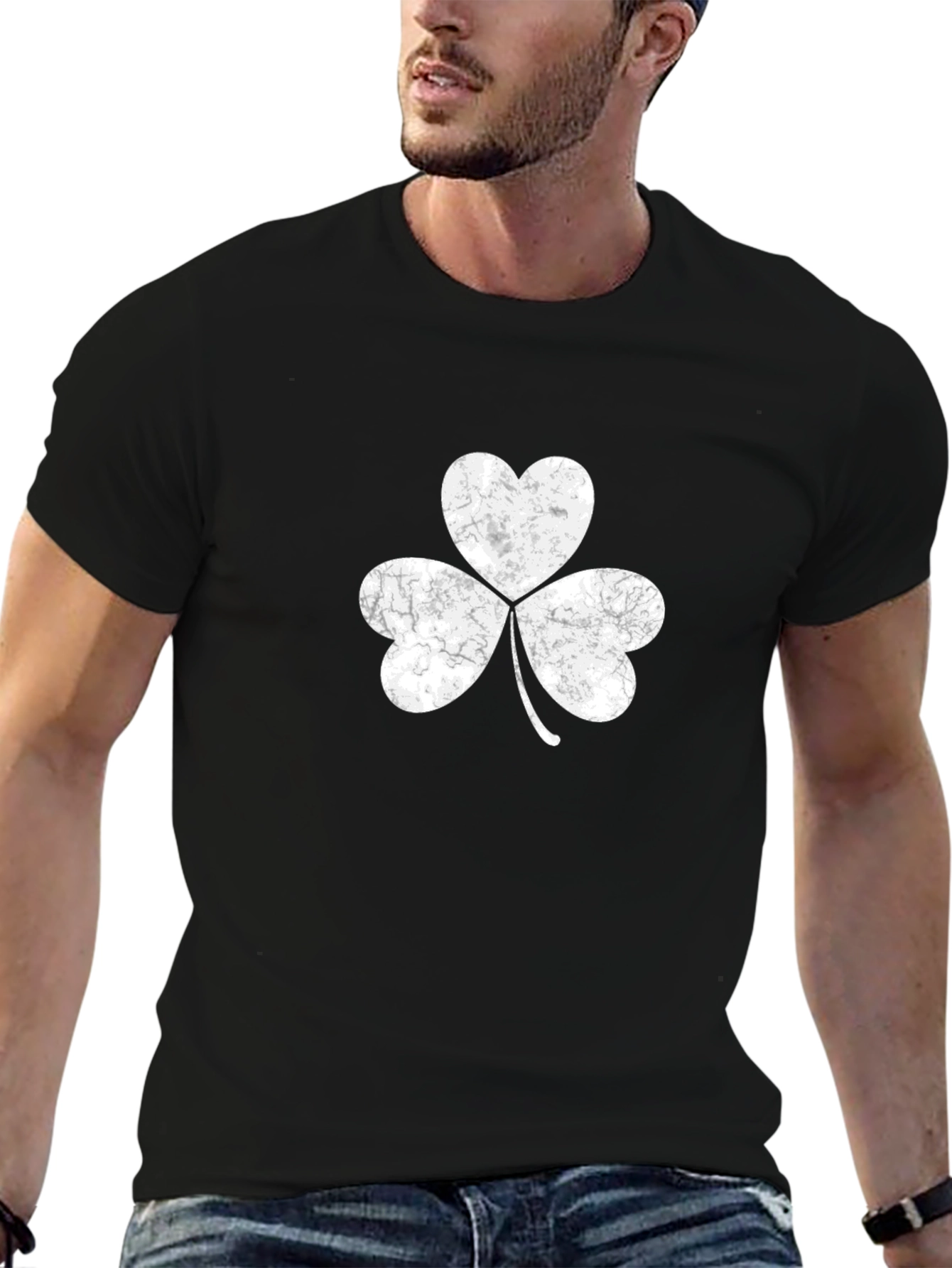 Shamrock T-Shirt - Irish Pride Black Tee