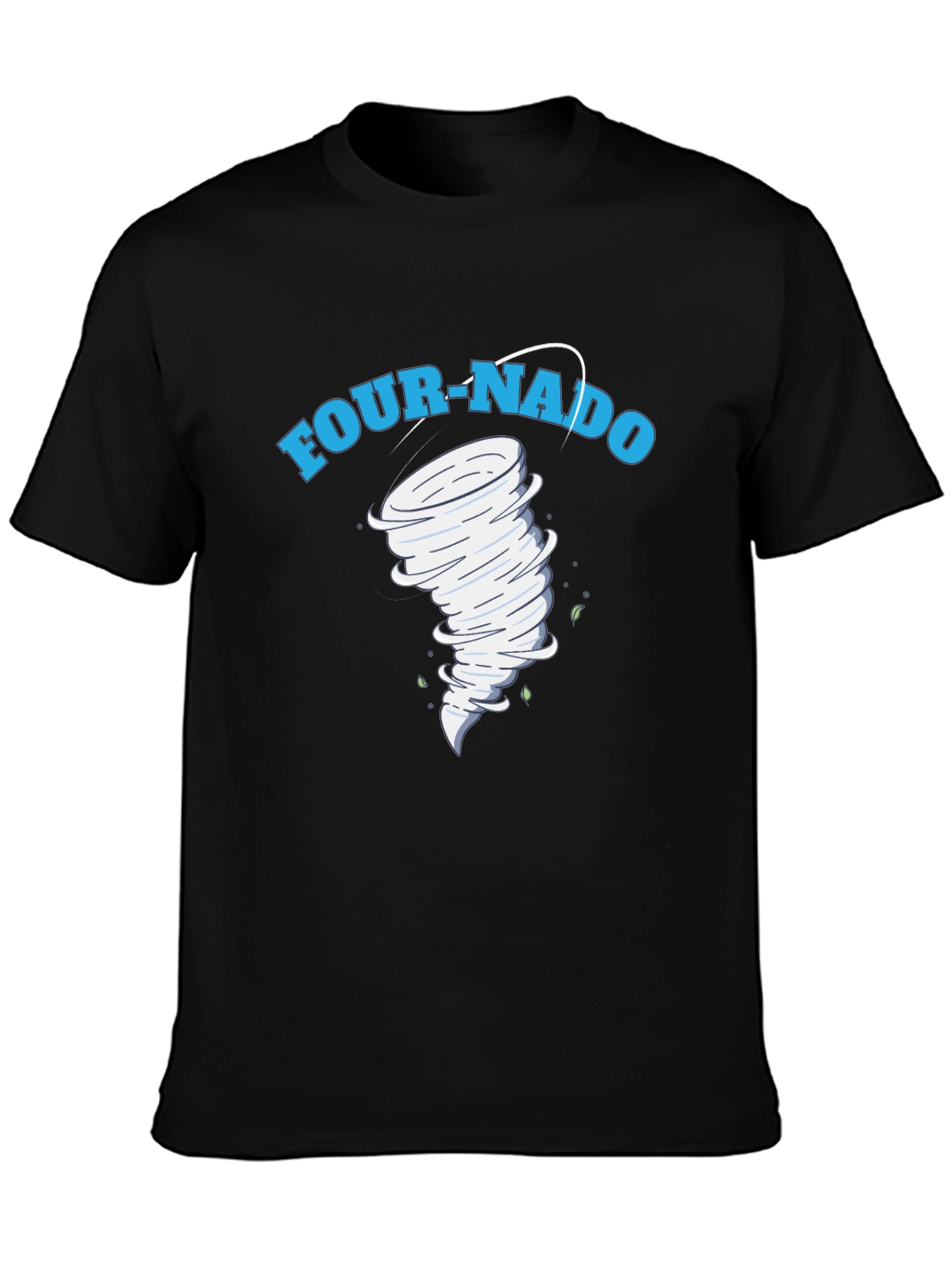 Four-Nado Graphic Tee - Unique Tornado Design