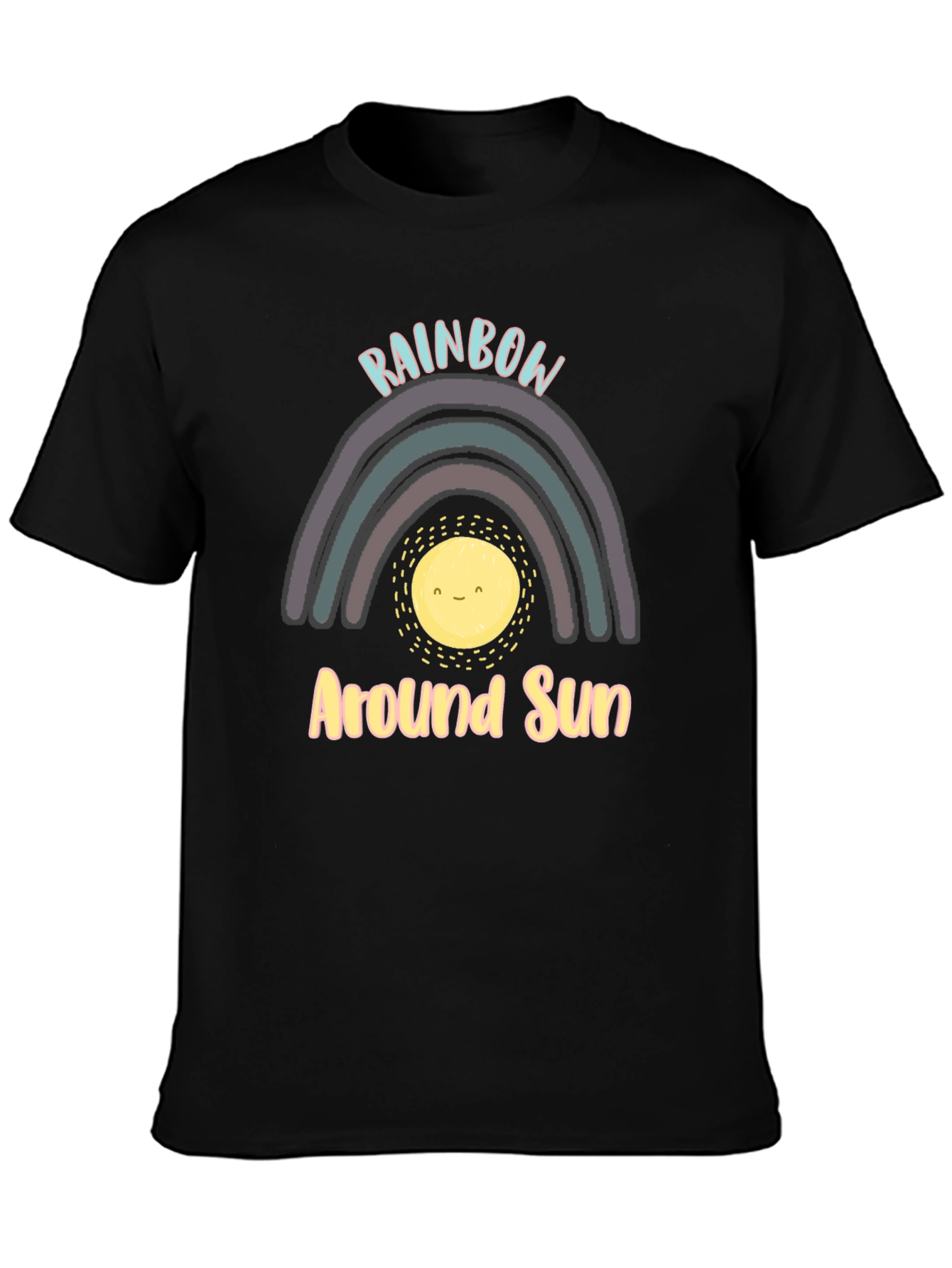 Rainbow Around Sun Graphic T-Shirt