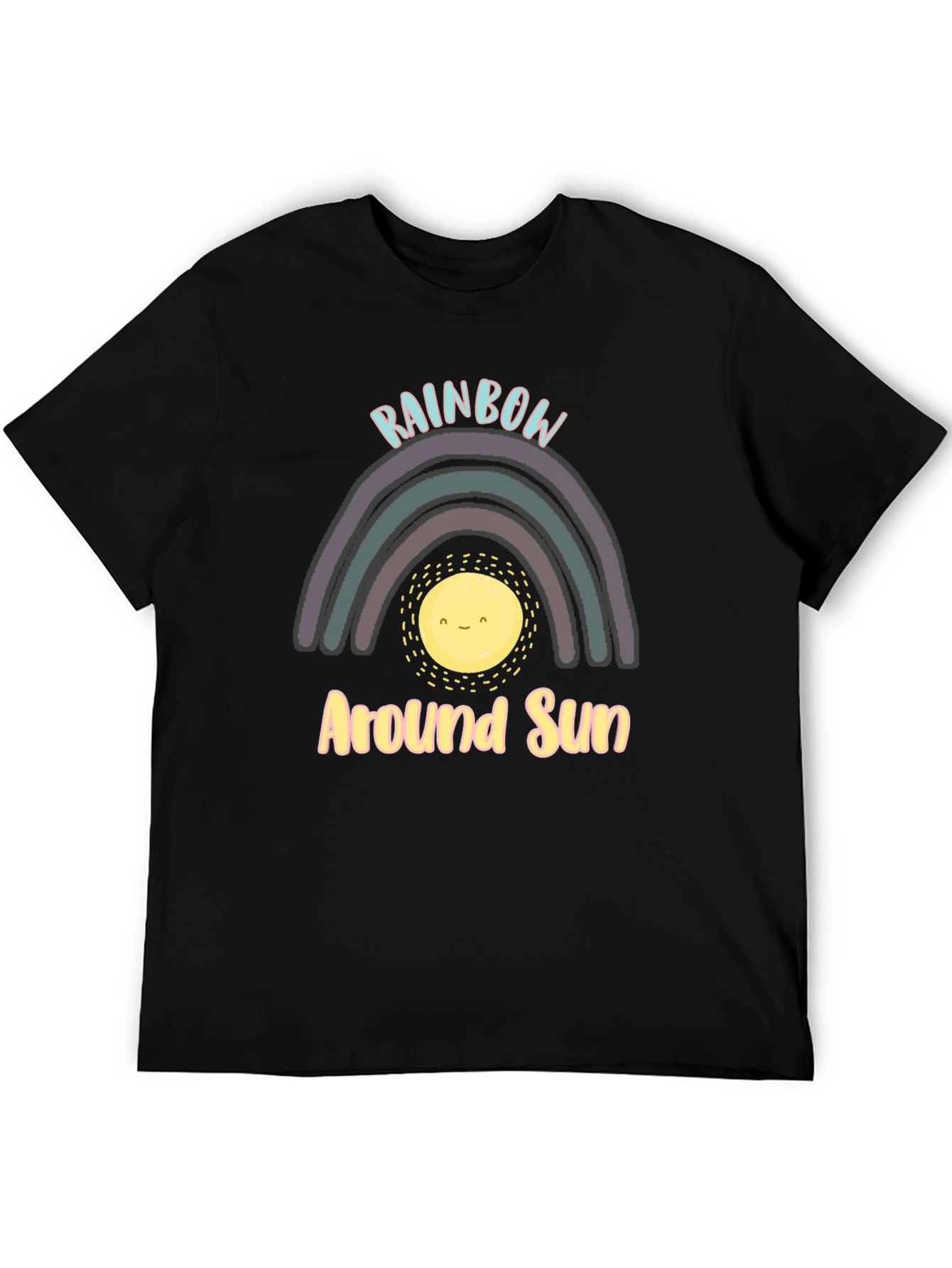 Rainbow Around Sun Graphic T-Shirt