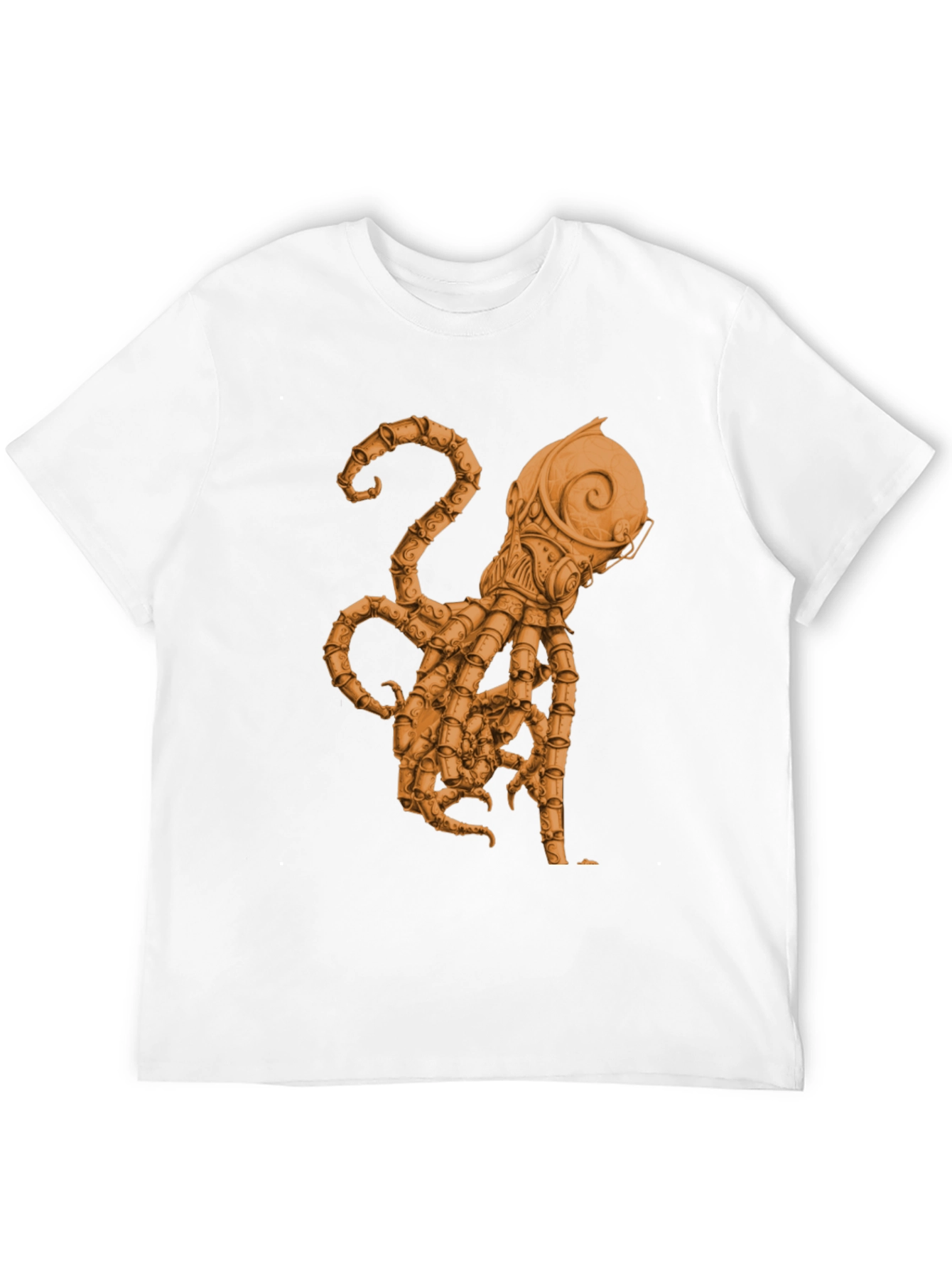 Steampunk Octopus Graphic Tee - Unique Design!
