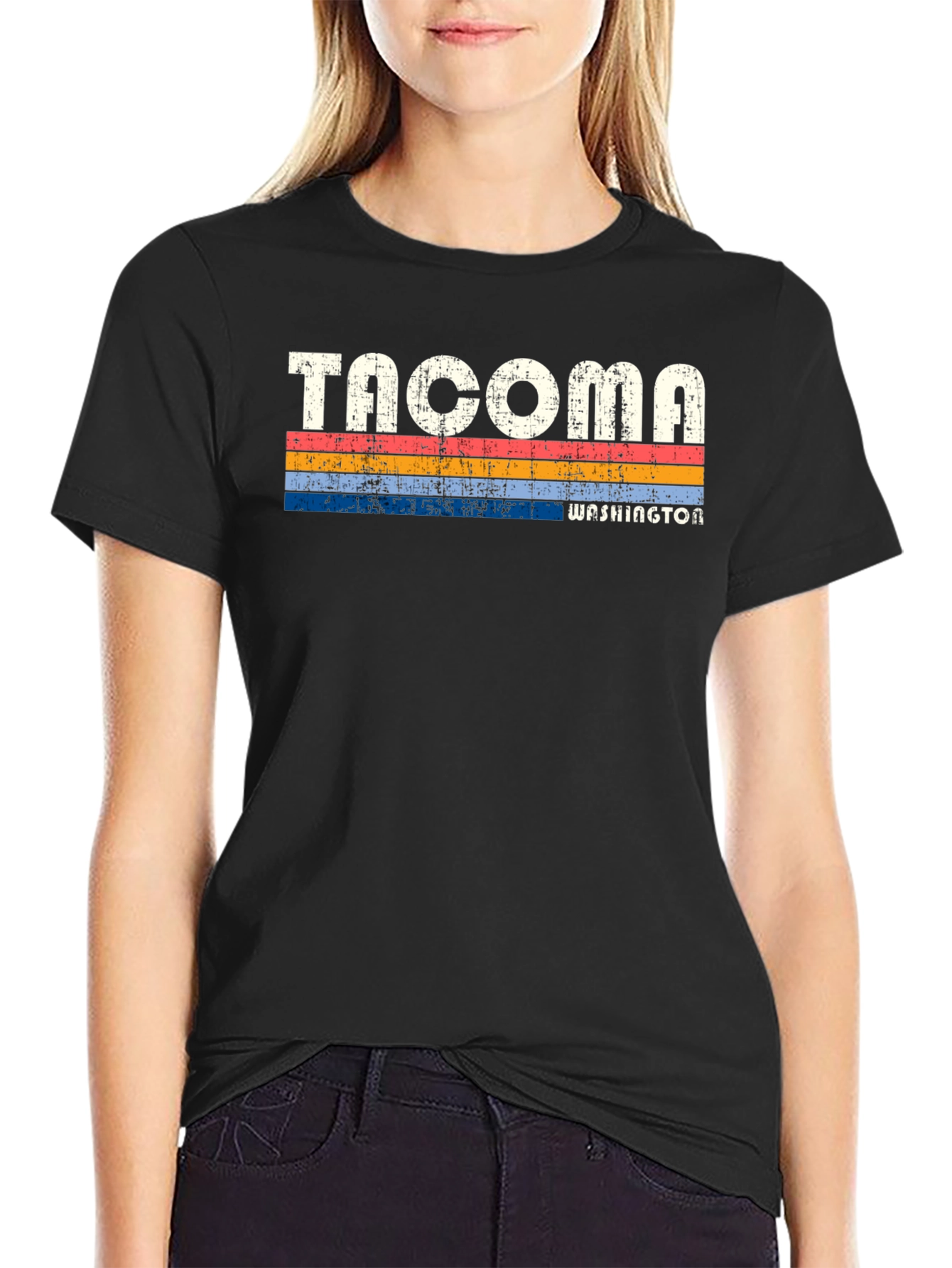Retro Tacoma Washington T-Shirt