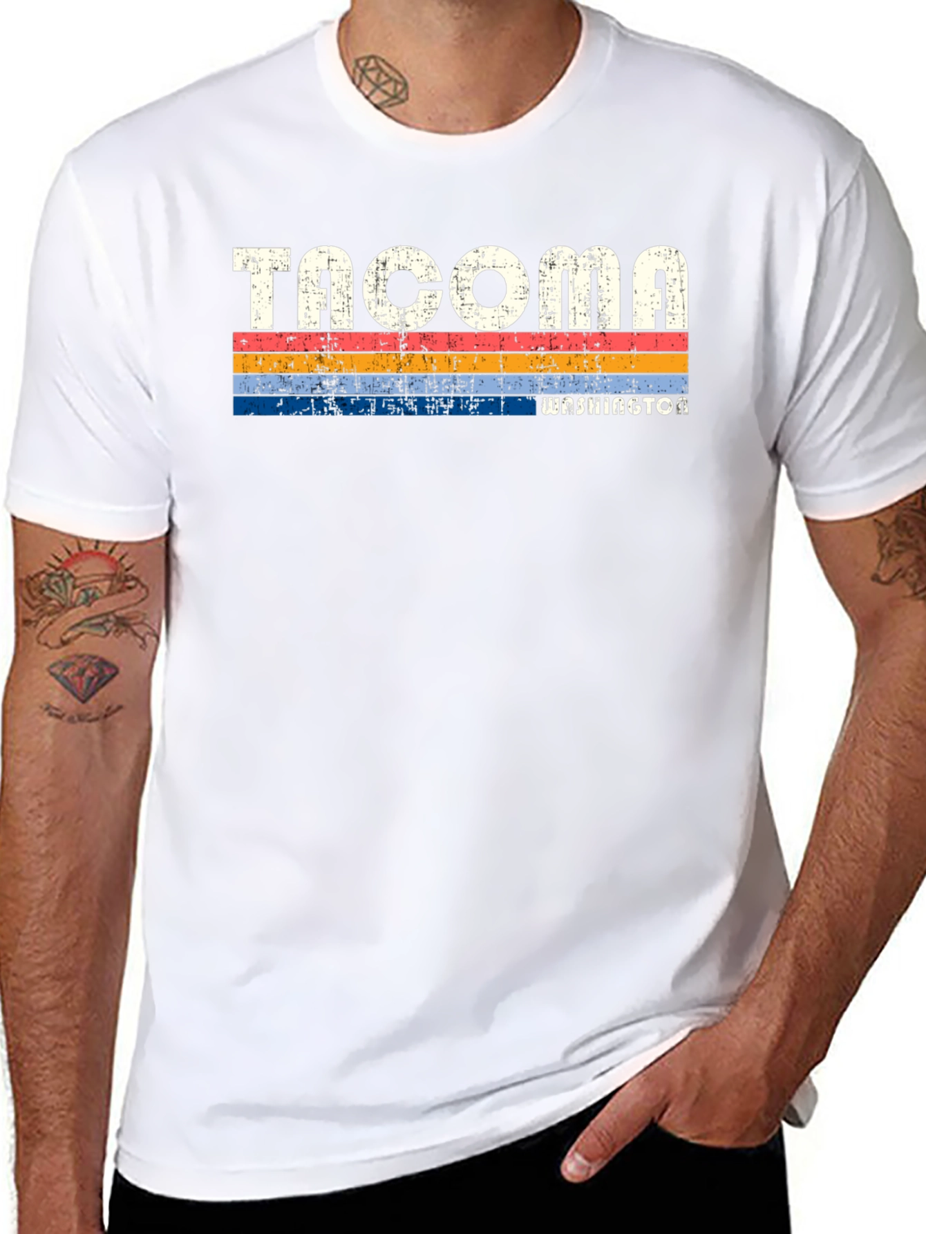 Retro Tacoma Washington T-Shirt