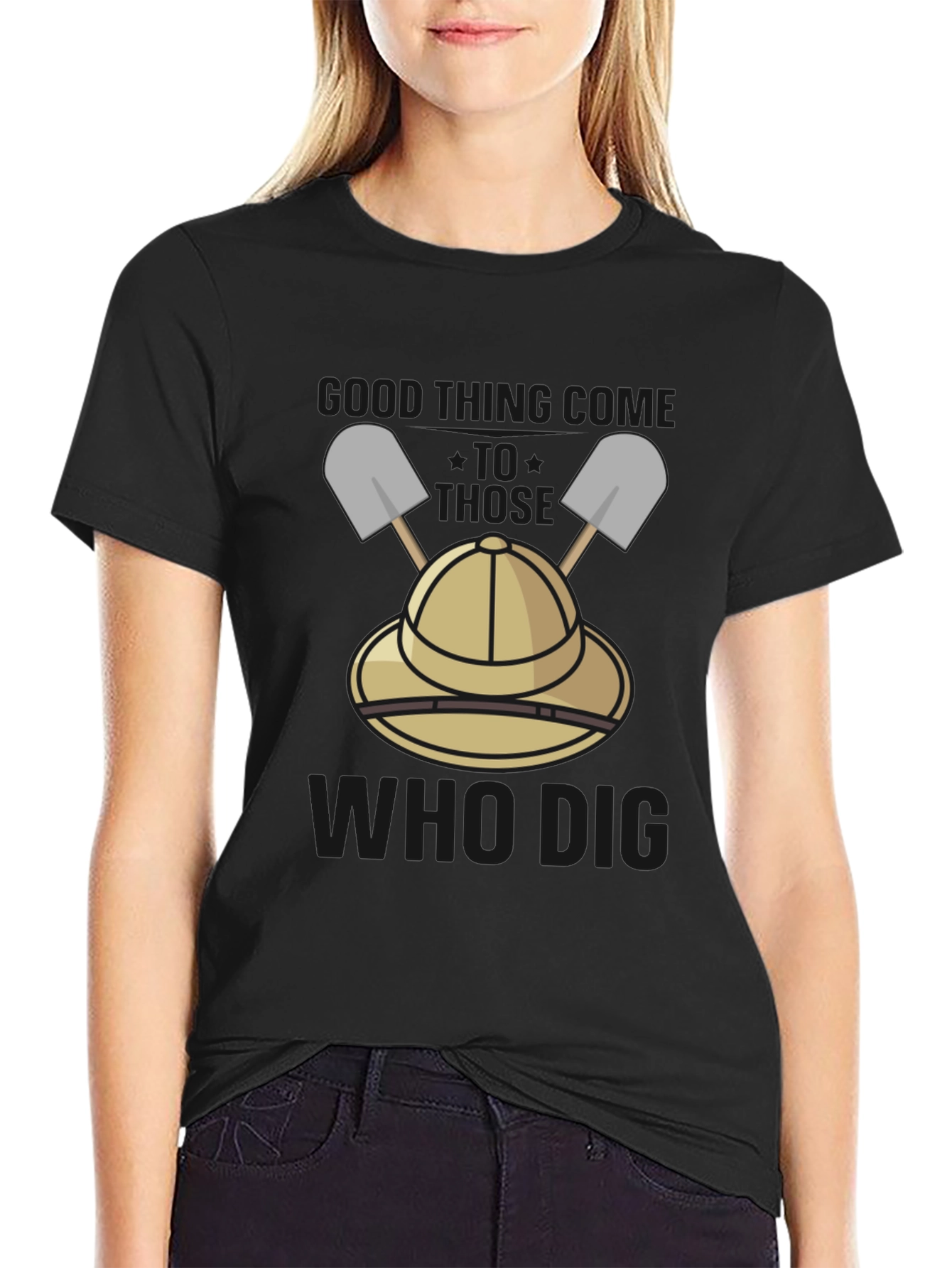 Funny Dig T-Shirt - Handsome Those Who Dig