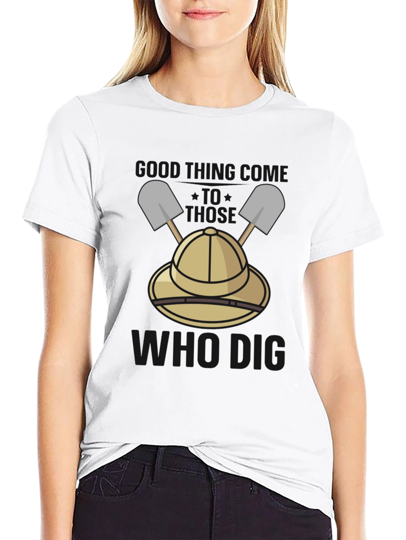 Funny Dig T-Shirt - Handsome Those Who Dig