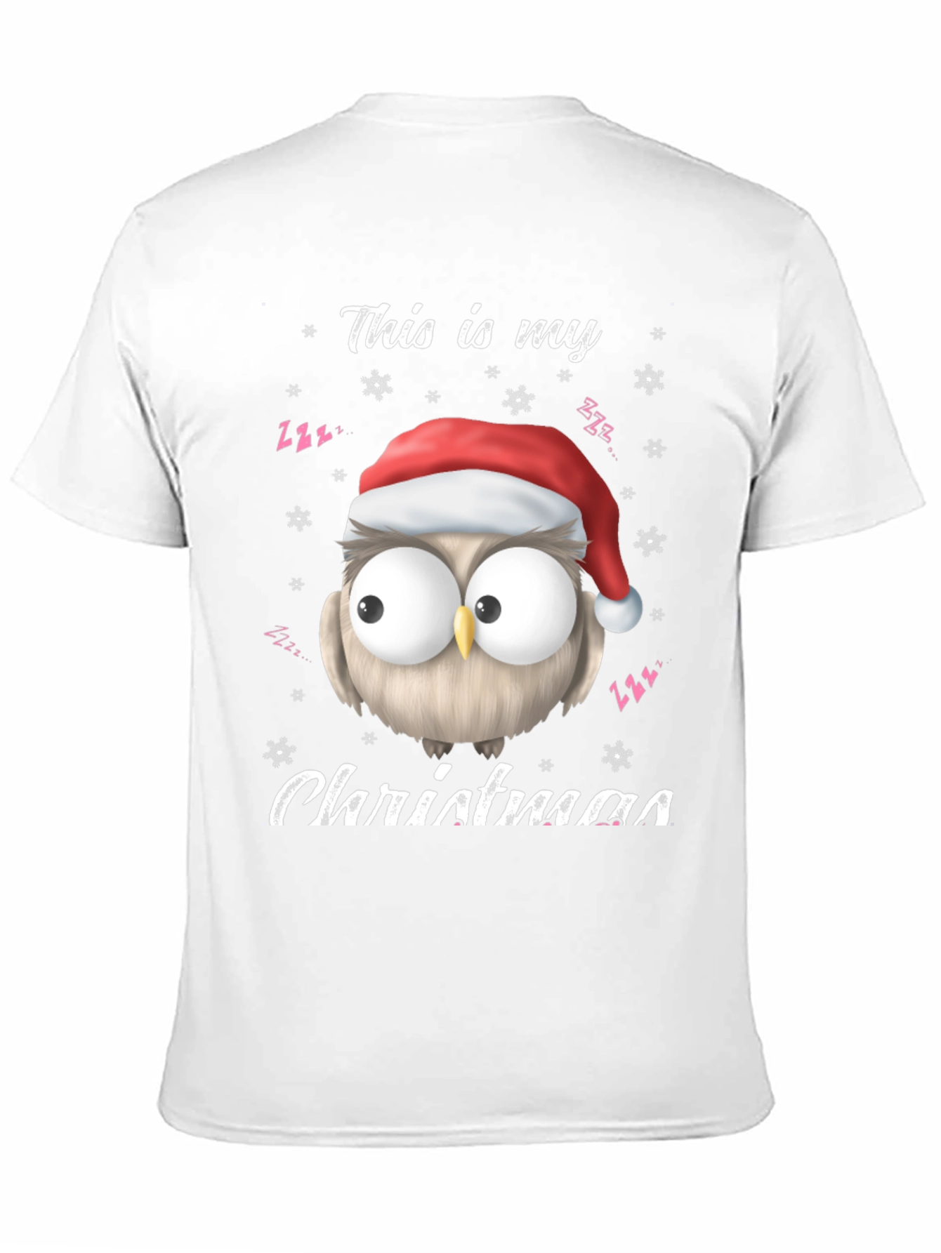 Christmas Owl T-Shirt - This Is My Christmas Tee
