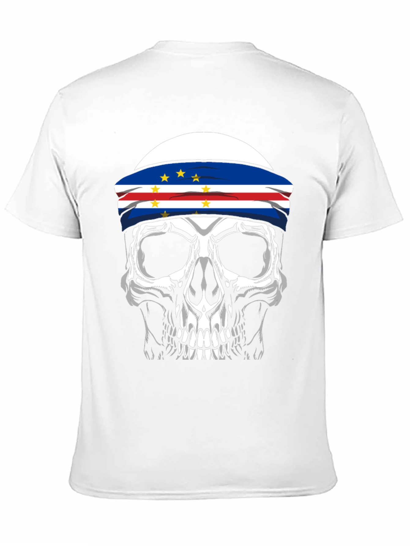 Skull Cape Verde Flag T-Shirt