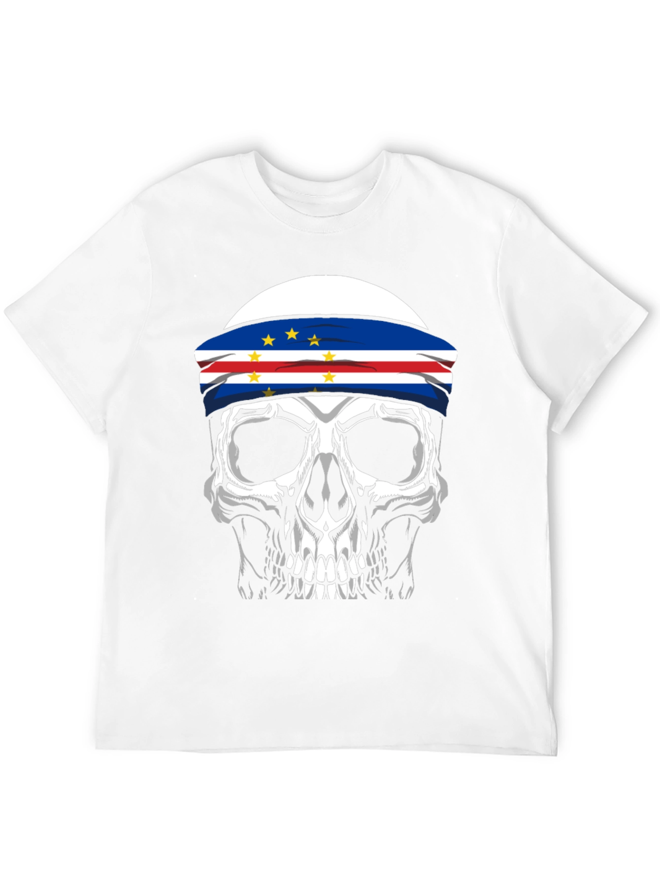 Skull Cape Verde Flag T-Shirt